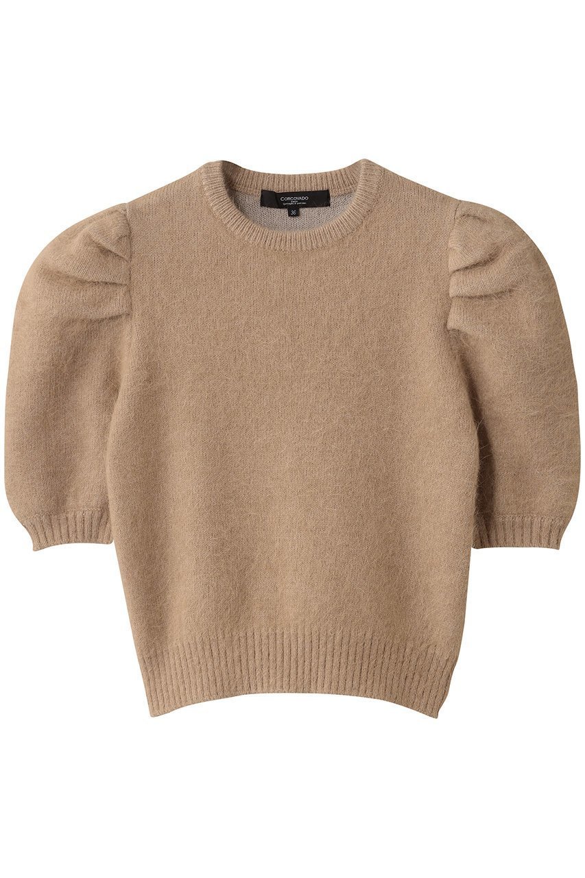 【コルコバード/CORCOVADO】のアンゴラダブルフェイストップス インテリア・キッズ・メンズ・レディースファッション・服の通販 founy(ファニー) 　ファッション　Fashion　レディースファッション　Fashion for Women　トップス・カットソー　Cut & Sew Tops　ニット　Knit Tops & Sweaters　カジュアルプルオーバー・ニットトップス　Pullovers & Knit Tops / Casual Pullovers　2025年　2025　2025-2026秋冬・A/W　Autumn/Winter 2025–26 AW25–26　アンゴラ　Angora Knitwear　トレンド　Trend, Trending Now　リュクス　Luxury, Elegant, High-End, Chic　A/W・秋冬　Autumn/Winter　キャメル|ID: prp329100004669634 ipo3291000000033762607