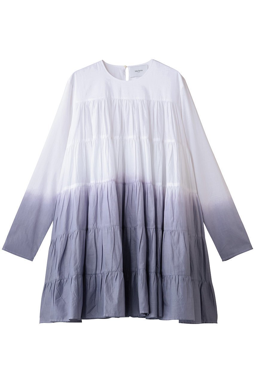 【マーレット/MERLETTE】のSOLIMAN OMBRE グラデーションティアードドレス 人気、トレンドファッション・服の通販 founy(ファニー) 　ファッション　Fashion　レディースファッション　Fashion for Women　ワンピース　Dresses　フォーマル・パーティードレス・結婚式用ドレス　Elegant & Casual Dresses　チュニック　Tunic Tops & Dresses　グラデーション　Gradient, Ombre　チュニック　Tunic, Long Top　ティアード　Tiered, Tiered Style　定番　Standard, Basic Item　 other-1|ID: prp329100004669641 ipo3291000000036048187