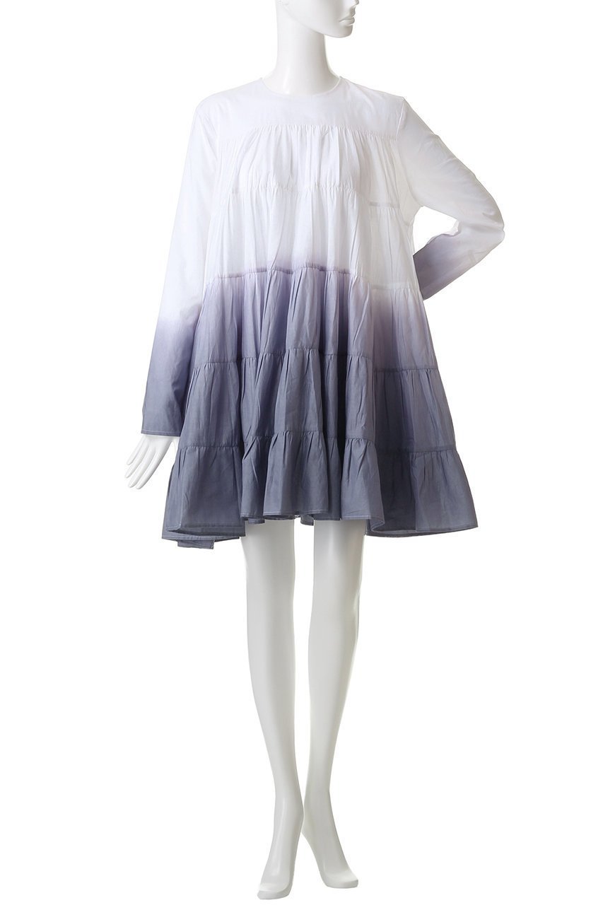 【マーレット/MERLETTE】のSOLIMAN OMBRE グラデーションティアードドレス 人気、トレンドファッション・服の通販 founy(ファニー) 　ファッション　Fashion　レディースファッション　Fashion for Women　ワンピース　Dresses　フォーマル・パーティードレス・結婚式用ドレス　Elegant & Casual Dresses　チュニック　Tunic Tops & Dresses　グラデーション　Gradient, Ombre　チュニック　Tunic, Long Top　ティアード　Tiered, Tiered Style　定番　Standard, Basic Item　other-2|ID: prp329100004669641 ipo3291000000036048191