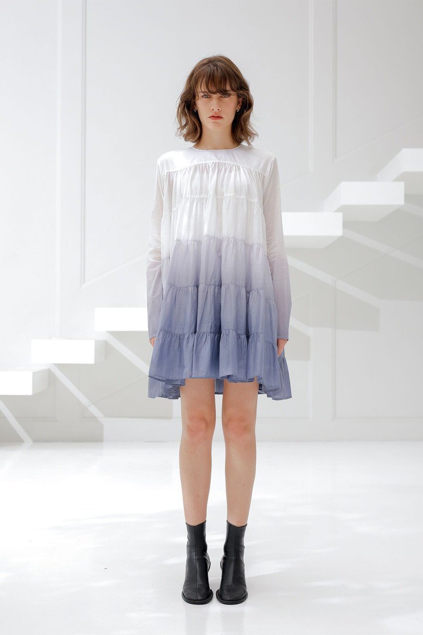 【マーレット/MERLETTE】のSOLIMAN OMBRE グラデーションティアードドレス 人気、トレンドファッション・服の通販 founy(ファニー) 　ファッション　Fashion　レディースファッション　Fashion for Women　ワンピース　Dresses　フォーマル・パーティードレス・結婚式用ドレス　Elegant & Casual Dresses　チュニック　Tunic Tops & Dresses　グラデーション　Gradient, Ombre　チュニック　Tunic, Long Top　ティアード　Tiered, Tiered Style　定番　Standard, Basic Item　other-6|ID: prp329100004669641 ipo3291000000036048199