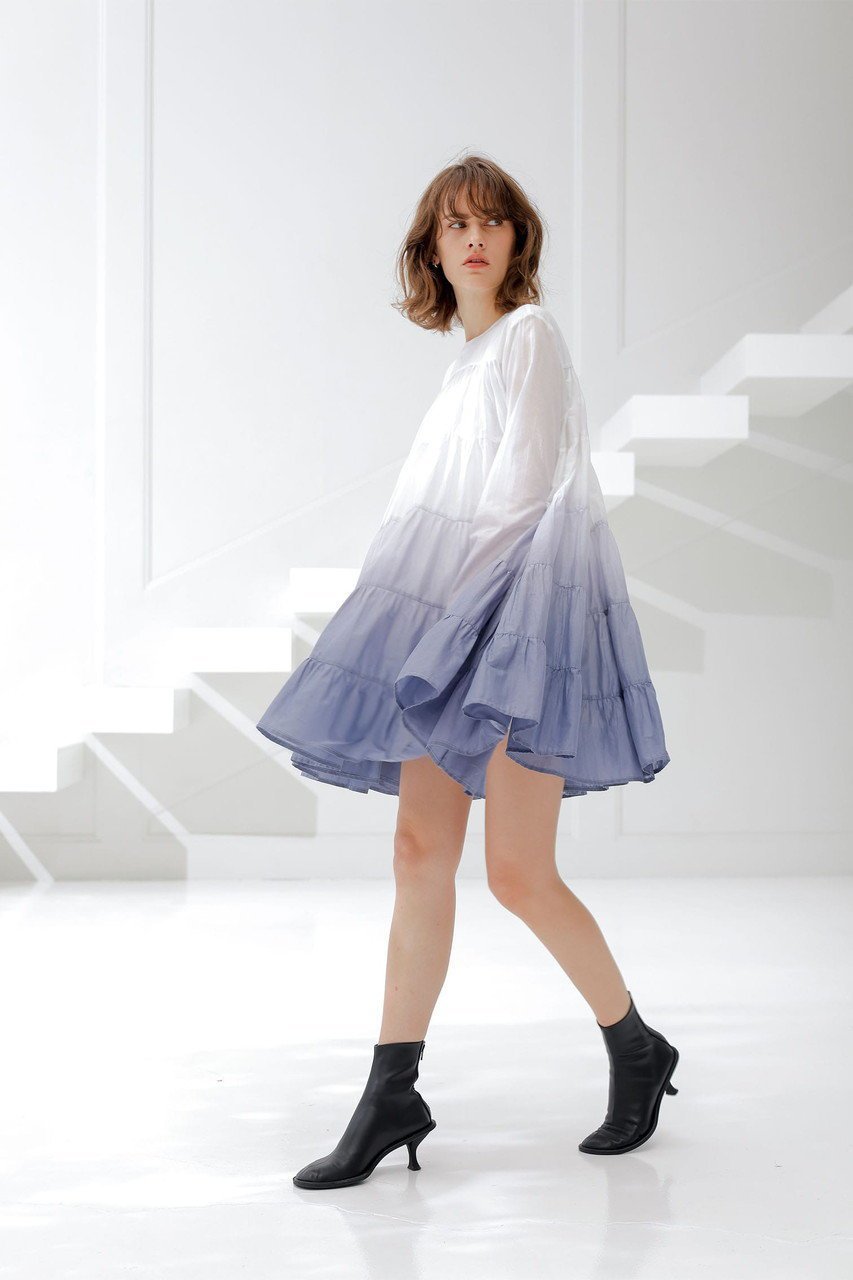 【マーレット/MERLETTE】のSOLIMAN OMBRE グラデーションティアードドレス 人気、トレンドファッション・服の通販 founy(ファニー) 　ファッション　Fashion　レディースファッション　Fashion for Women　ワンピース　Dresses　フォーマル・パーティードレス・結婚式用ドレス　Elegant & Casual Dresses　チュニック　Tunic Tops & Dresses　グラデーション　Gradient, Ombre　チュニック　Tunic, Long Top　ティアード　Tiered, Tiered Style　定番　Standard, Basic Item　other-8|ID: prp329100004669641 ipo3291000000036048201