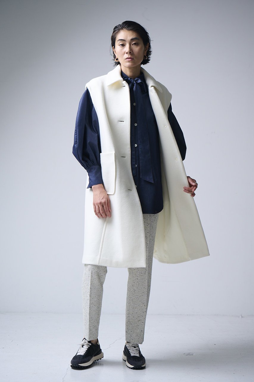 【エムフィル/M Fil】のデニム ボウタイブラウス 人気、トレンドファッション・服の通販 founy(ファニー)  ファッション Fashion レディースファッション Fashion for Women トップス・カットソー Cut & Sew Tops シャツ・ブラウス・オフィスカジュアル Elegant Blouses & Button-Ups クール Cool, Chic スリーブ Sleeve, Long Sleeve / Short Sleeve デニム Denim, Jeans Material トレンド Trend, Trending Now フェミニン Feminine, Girly リボン Ribbon, Bow ロング Long, Long-Length other-6|ID: prp329100004669643 ipo3291000000034057491