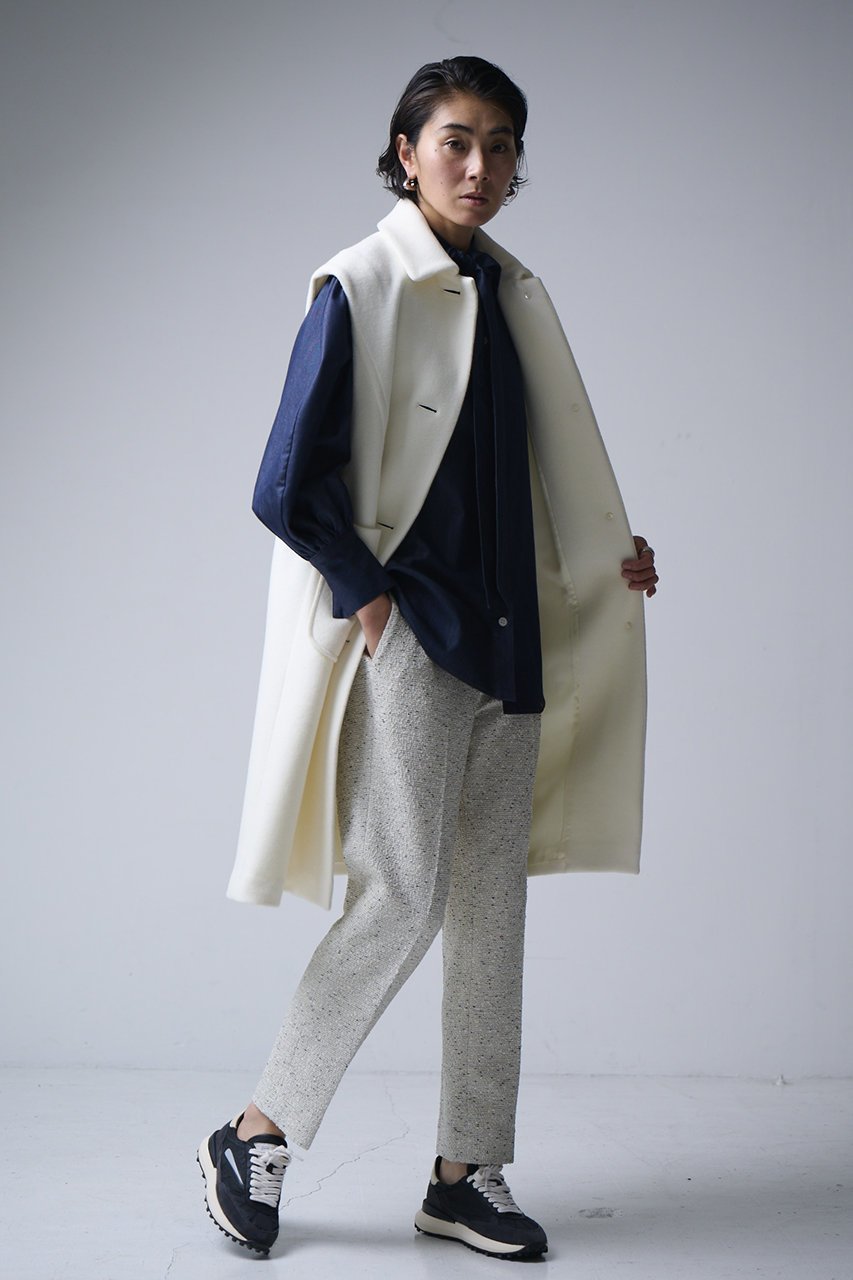 【エムフィル/M Fil】のデニム ボウタイブラウス 人気、トレンドファッション・服の通販 founy(ファニー)  ファッション Fashion レディースファッション Fashion for Women トップス・カットソー Cut & Sew Tops シャツ・ブラウス・オフィスカジュアル Elegant Blouses & Button-Ups クール Cool, Chic スリーブ Sleeve, Long Sleeve / Short Sleeve デニム Denim, Jeans Material トレンド Trend, Trending Now フェミニン Feminine, Girly リボン Ribbon, Bow ロング Long, Long-Length other-8|ID: prp329100004669643 ipo3291000000034057493