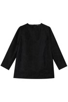 【エムフィル/M Fil】のフラワージャカード フォルムブラウス 人気、トレンドファッション・服の通販 founy(ファニー) ファッション Fashion レディースファッション Fashion for Women トップス・カットソー Cut & Sew Tops シャツ・ブラウス・オフィスカジュアル Elegant Blouses & Button-Ups ジャカード／ジャガード Jacquard, Woven Pattern スリーブ Sleeve, Long Sleeve / Short Sleeve フォルム Silhouette, Form フラワー Flower, Floral ロング Long, Long-Length 新作・新入荷 New Arrivals / New In thumbnail ブラック|ID: prp329100004669644 ipo3291000000033762678
