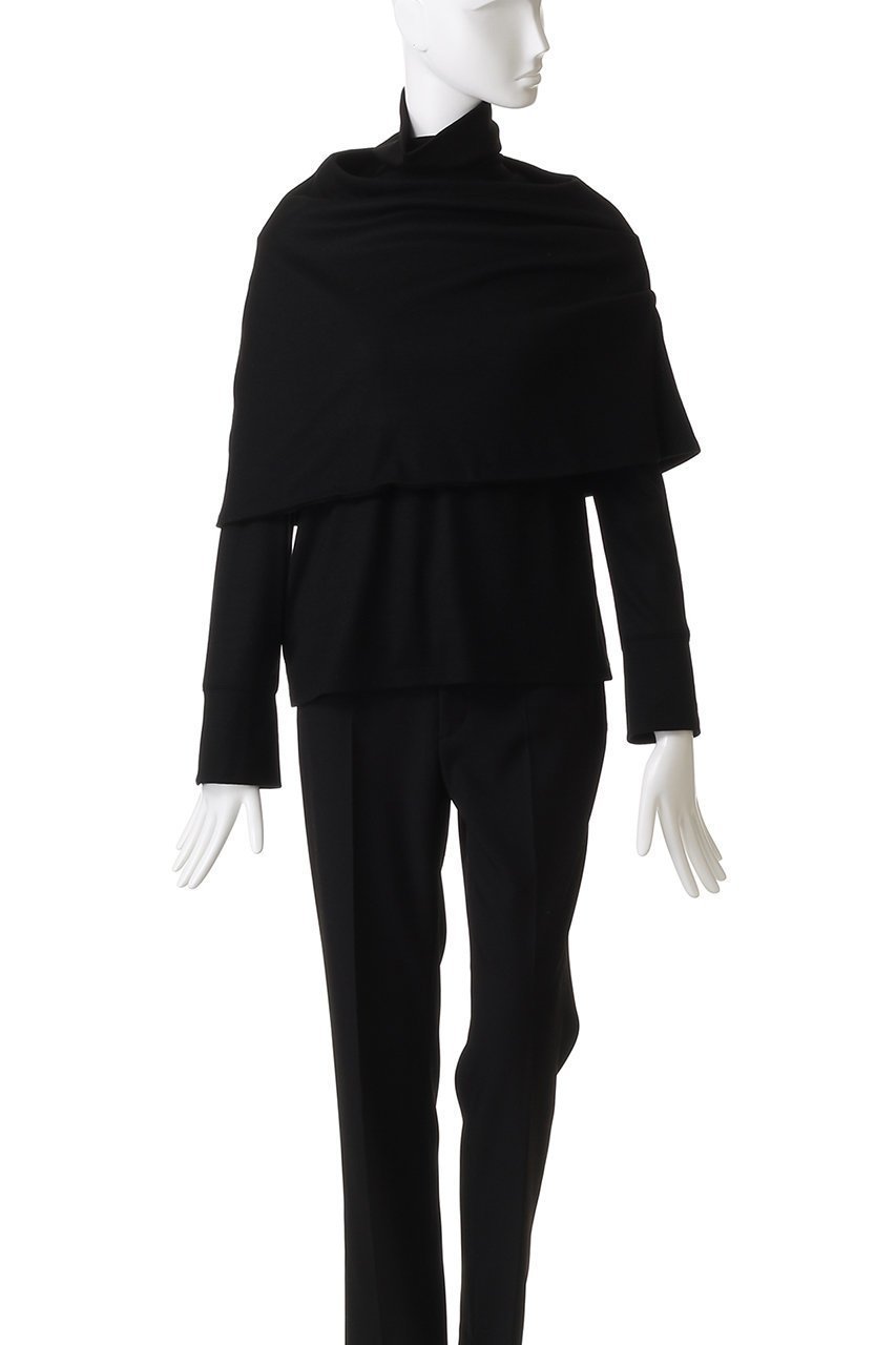 【エムフィル/M Fil】のクリアミドルスムース ショルダーベールカットソー 人気、トレンドファッション・服の通販 founy(ファニー) 　ファッション　Fashion　レディースファッション　Fashion for Women　トップス・カットソー　Cut & Sew Tops　シャツ・ブラウス・オフィスカジュアル　Elegant Blouses & Button-Ups　ロングTシャツ・Tシャツ　Longline T-Shirts & Tees　カットソー・ベーシックTシャツ　Cut-and-Sewn Tops / Stretch Tees & Basics　シンプル　Simple, Minimal　スヌード　Snood, Infinity Scarf　スリーブ　Sleeve, Long Sleeve / Short Sleeve　ロング　Long, Long-Length　other-2|ID: prp329100004669648 ipo3291000000035863807