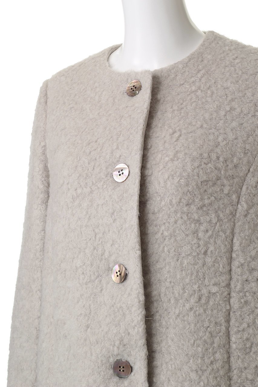 【エムフィル/M Fil】のボアシャギー ショートコート 人気、トレンドファッション・服の通販 founy(ファニー) 　ファッション　Fashion　レディースファッション　Fashion for Women　アウター　Coat / Outerwear Collection　コート・ロングコート・ピーコート　Long Coats, Peacoats & More　ショート　Short, Short Length　シンプル　Simple, Minimal　ワイド　Wide, Wide Fit　エレガント 上品　Elegant　新作・新入荷　New Arrivals / New In　other-5|ID: prp329100004669651 ipo3291000000033762725