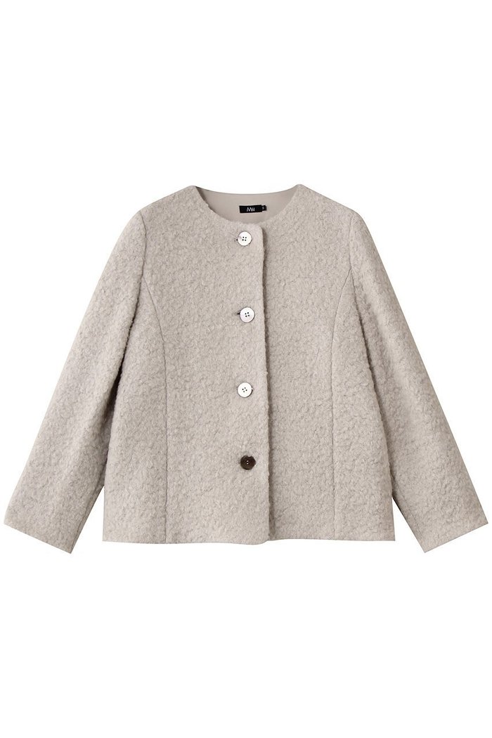 【エムフィル/M Fil】のボアシャギー ショートコート インテリア・キッズ・メンズ・レディースファッション・服の通販 founy(ファニー) https://founy.com/ ファッション Fashion レディースファッション Fashion for Women アウター Coat / Outerwear Collection コート・ロングコート・ピーコート Long Coats, Peacoats & More ショート Short, Short Length シンプル Simple, Minimal ワイド Wide, Wide Fit エレガント 上品 Elegant |ID: prp329100004669651 ipo3291000000035863814