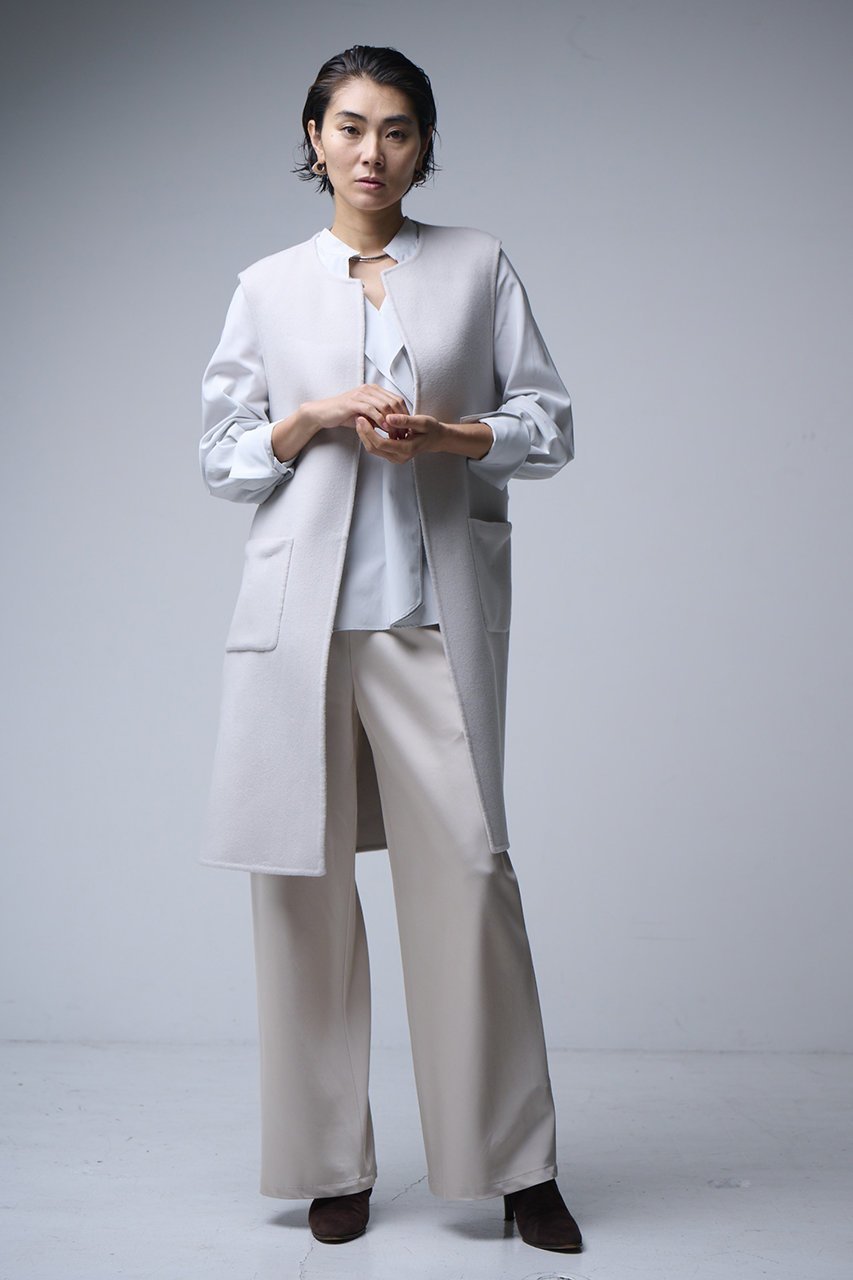 【エムフィル/M Fil】のウールサテン リラクシーイージートラウザーズ 人気、トレンドファッション・服の通販 founy(ファニー) ファッション Fashion レディースファッション Fashion for Women パンツ Pants & Trousers サテン Satin, Glossy Fabric デスク Desk, Work Desk ドレス Dress, One-Piece ワーク Workwear, Utility Style エレガント 上品 Elegant ビジネス 仕事 通勤 Business / Work / Commuting other-6|ID: prp329100004669652 ipo3291000000035863828