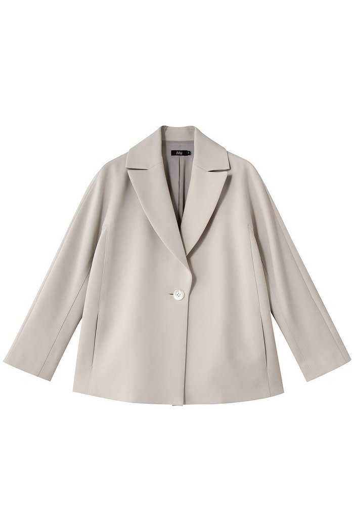 【エムフィル/M Fil】のポリエステル ウール ダブルクロス Aラインテーラードジャケット インテリア・キッズ・メンズ・レディースファッション・服の通販 founy(ファニー) https://founy.com/ ファッション Fashion レディースファッション Fashion for Women アウター Coat / Outerwear Collection レディースジャケット・軽アウター Jackets テーラードジャケット / 通勤・きれいめスタイル Tailored Jackets & Blazers なめらか Smooth, Silky Texture ジャケット Jacket, Outerwear ダブル Double, Double-Breasted ビジネス 仕事 通勤 Business / Work / Commuting ボトム Bottoms, Lower Wear |ID: prp329100004669657 ipo3291000000036108937