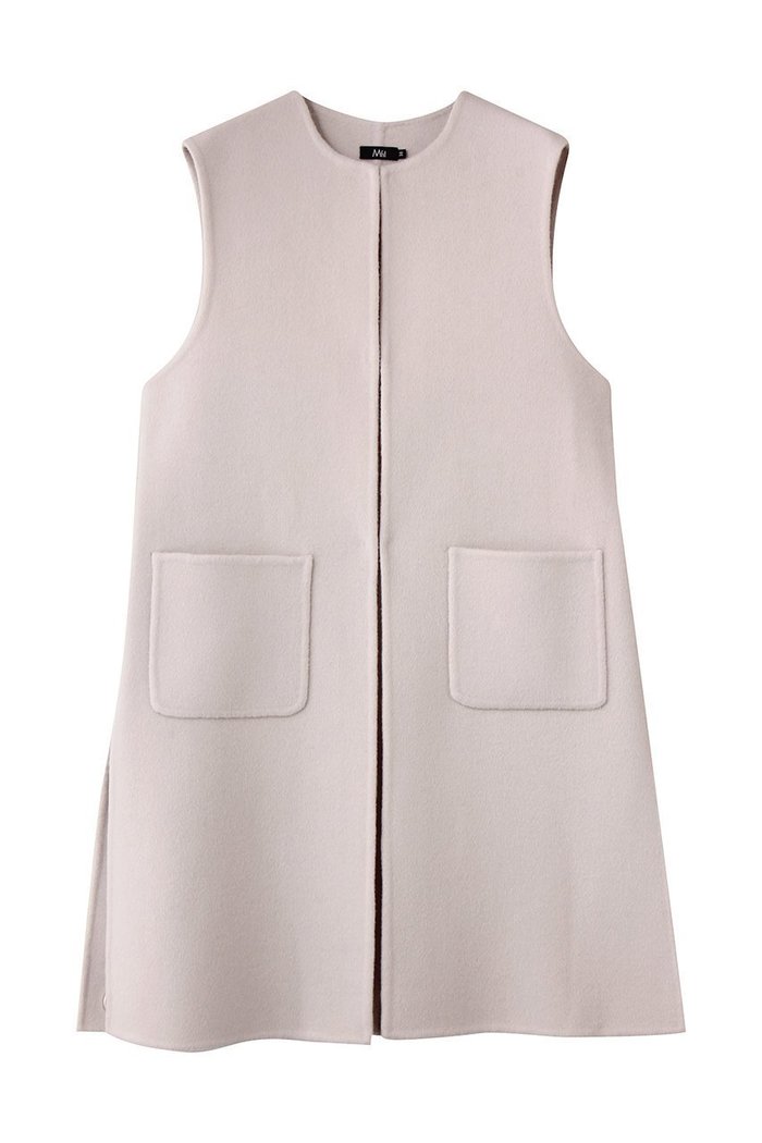 【エムフィル/M Fil】のWビーバー リバーロングジレ インテリア・キッズ・メンズ・レディースファッション・服の通販 founy(ファニー) https://founy.com/ ファッション Fashion レディースファッション Fashion for Women アウター Coat / Outerwear Collection レディースジャケット・軽アウター Jackets カットソー Cut and Sewn Top ジャケット Jacket, Outerwear ダブル Double, Double-Breasted ベスト Vest, Waistcoat エレガント 上品 Elegant |ID: prp329100004669659 ipo3291000000035863840