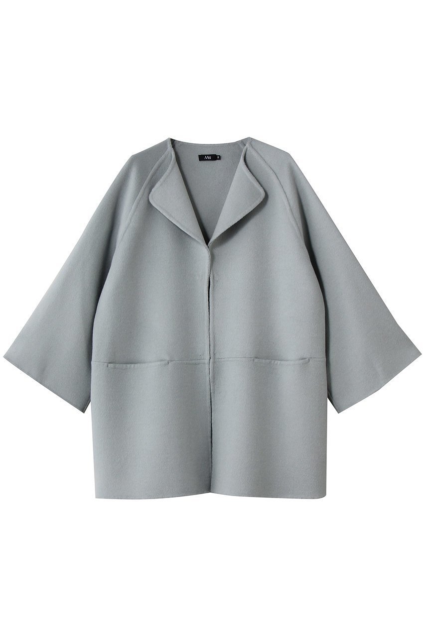 【エムフィル/M Fil】のWビーバー リバーコート 人気、トレンドファッション・服の通販 founy(ファニー) 　ファッション　Fashion　レディースファッション　Fashion for Women　アウター　Coat / Outerwear Collection　コート・ロングコート・ピーコート　Long Coats, Peacoats & More　なめらか　Smooth, Silky Texture　インナー　Innerwear　ショート　Short, Short Length　シンプル　Simple, Minimal　ダブル　Double, Double-Breasted　定番　Standard, Basic Item　新作・新入荷　New Arrivals / New In　 other-1|ID: prp329100004669660 ipo3291000000033762782