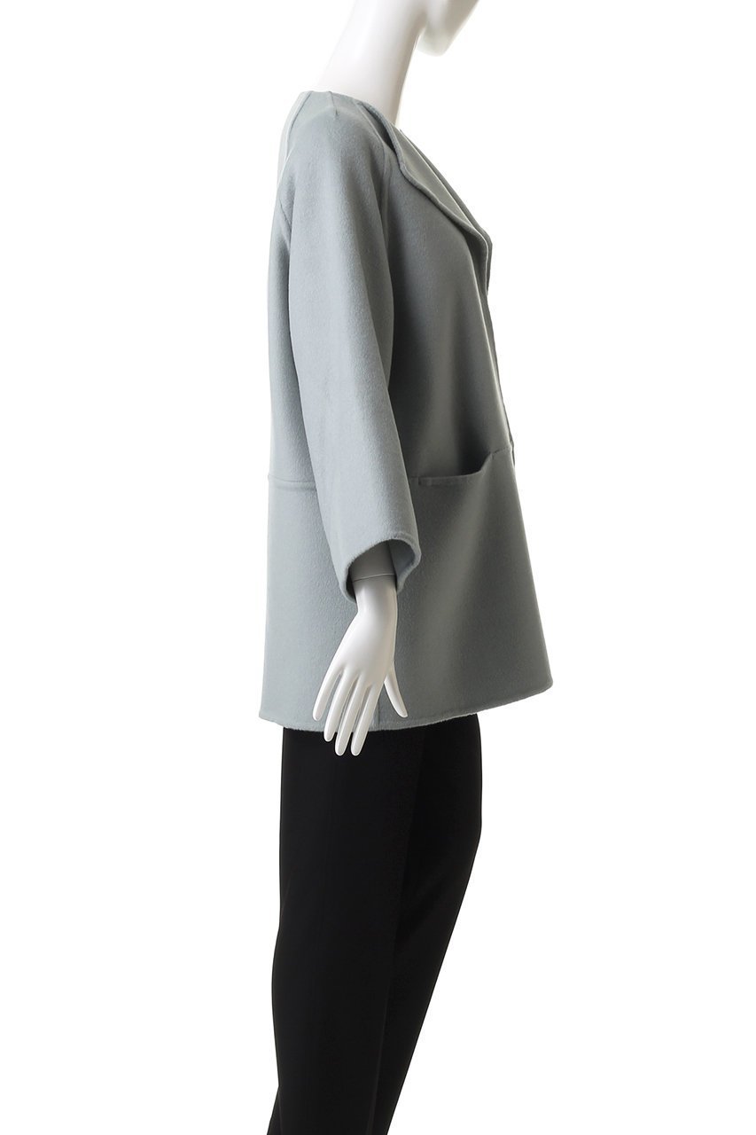 【エムフィル/M Fil】のWビーバー リバーコート 人気、トレンドファッション・服の通販 founy(ファニー) 　ファッション　Fashion　レディースファッション　Fashion for Women　アウター　Coat / Outerwear Collection　コート・ロングコート・ピーコート　Long Coats, Peacoats & More　なめらか　Smooth, Silky Texture　インナー　Innerwear　ショート　Short, Short Length　シンプル　Simple, Minimal　ダブル　Double, Double-Breasted　定番　Standard, Basic Item　新作・新入荷　New Arrivals / New In　other-3|ID: prp329100004669660 ipo3291000000033762785