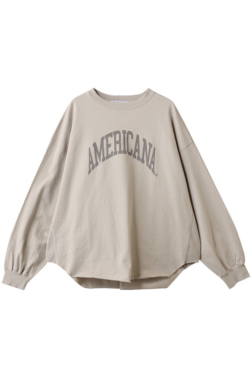 【アメリカーナ/Americana】のUSED加工ロングスリーブTシャツ 人気、トレンドファッション・服の通販 founy(ファニー) 　ファッション　Fashion　レディースファッション　Fashion for Women　トップス・カットソー　Cut & Sew Tops　シャツ・ブラウス・オフィスカジュアル　Elegant Blouses & Button-Ups　ロングTシャツ・Tシャツ　Longline T-Shirts & Tees　カットソー・ベーシックTシャツ　Cut-and-Sewn Tops / Stretch Tees & Basics　シンプル　Simple, Minimal　スリーブ　Sleeve, Long Sleeve / Short Sleeve　ダメージ　Distressed, Destroyed　リラックス　Relax, Relaxed Fit　ロング　Long, Long-Length　ワイド　Wide, Wide Fit　 other-1|ID: prp329100004669664 ipo3291000000036108955