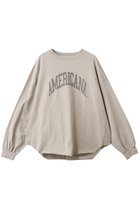 【アメリカーナ/Americana】のUSED加工ロングスリーブTシャツ グレージュ|ID: prp329100004669664 ipo3291000000036108956