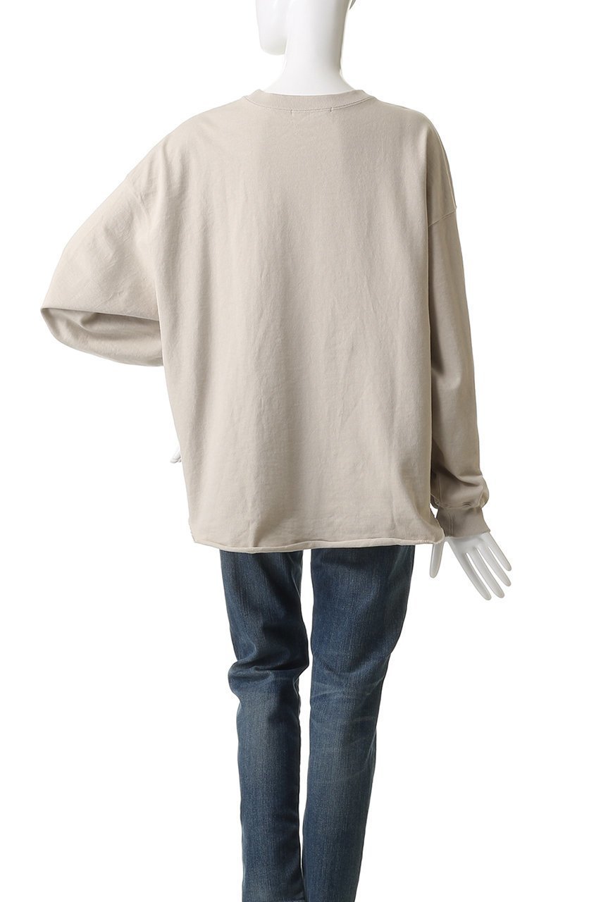 【アメリカーナ/Americana】のUSED加工ロングスリーブTシャツ 人気、トレンドファッション・服の通販 founy(ファニー) 　ファッション　Fashion　レディースファッション　Fashion for Women　トップス・カットソー　Cut & Sew Tops　シャツ・ブラウス・オフィスカジュアル　Elegant Blouses & Button-Ups　ロングTシャツ・Tシャツ　Longline T-Shirts & Tees　カットソー・ベーシックTシャツ　Cut-and-Sewn Tops / Stretch Tees & Basics　シンプル　Simple, Minimal　スリーブ　Sleeve, Long Sleeve / Short Sleeve　ダメージ　Distressed, Destroyed　リラックス　Relax, Relaxed Fit　ロング　Long, Long-Length　ワイド　Wide, Wide Fit　other-4|ID: prp329100004669664 ipo3291000000036108959