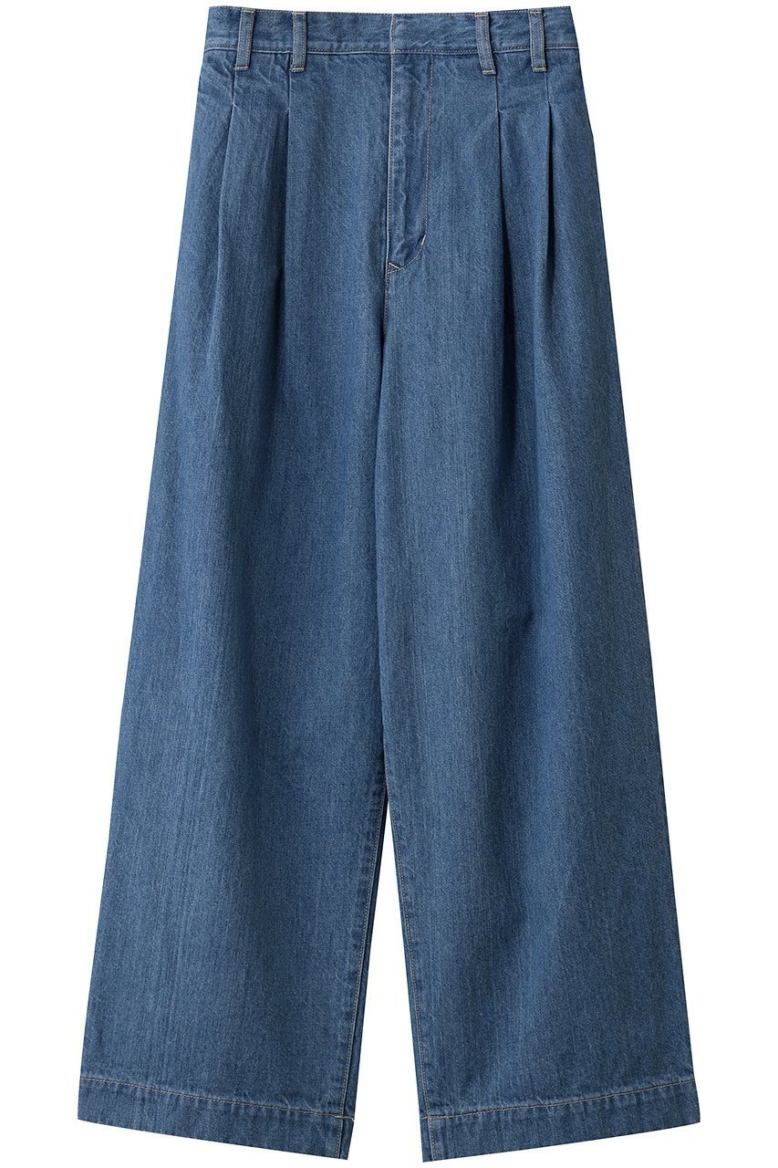 【フローレント/FLORENT】の11oz コットン デニムパンツ インテリア・キッズ・メンズ・レディースファッション・服の通販 founy(ファニー) 　ファッション　Fashion　レディースファッション　Fashion for Women　パンツ　Pants & Trousers　デニムパンツ・ジーンズ・美脚デニム　Denim Jeans & Pants　おすすめ　Recommended / Our Picks　デニム　Denim, Jeans Material　ミックス　Mix, Mixed Style　リラックス　Relax, Relaxed Fit　今季　This Season, Current Season　新作・新入荷　New Arrivals / New In　ブルー|ID: prp329100004669668 ipo3291000000033762830
