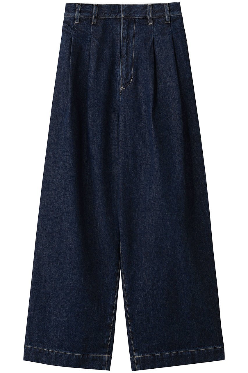 【フローレント/FLORENT】の11oz コットン デニムパンツ インテリア・キッズ・メンズ・レディースファッション・服の通販 founy(ファニー) 　ファッション　Fashion　レディースファッション　Fashion for Women　パンツ　Pants & Trousers　デニムパンツ・ジーンズ・美脚デニム　Denim Jeans & Pants　おすすめ　Recommended / Our Picks　デニム　Denim, Jeans Material　ミックス　Mix, Mixed Style　リラックス　Relax, Relaxed Fit　今季　This Season, Current Season　新作・新入荷　New Arrivals / New In　ネイビー|ID: prp329100004669668 ipo3291000000033762832
