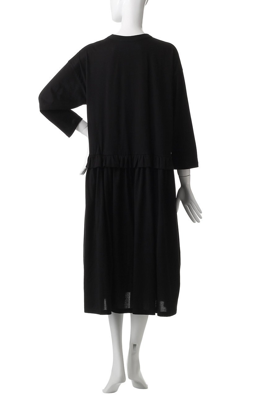 【ビリティス ディセッタン/Bilitis dix-sept ans】のリブネックジャージードレス 人気、トレンドファッション・服の通販 founy(ファニー) 　ファッション　Fashion　レディースファッション　Fashion for Women　ワンピース　Dresses　フォーマル・パーティードレス・結婚式用ドレス　Elegant & Casual Dresses　チュニック　Tunic Tops & Dresses　なめらか　Smooth, Silky Texture　シンプル　Simple, Minimal　チュニック　Tunic, Long Top　ドレス　Dress, One-Piece　パーティ　Party, Party Style　フリル　Frill, Ruffle　フレア　Flare, Flared　エレガント 上品　Elegant　新作・新入荷　New Arrivals / New In　other-4|ID: prp329100004669674 ipo3291000000033762877