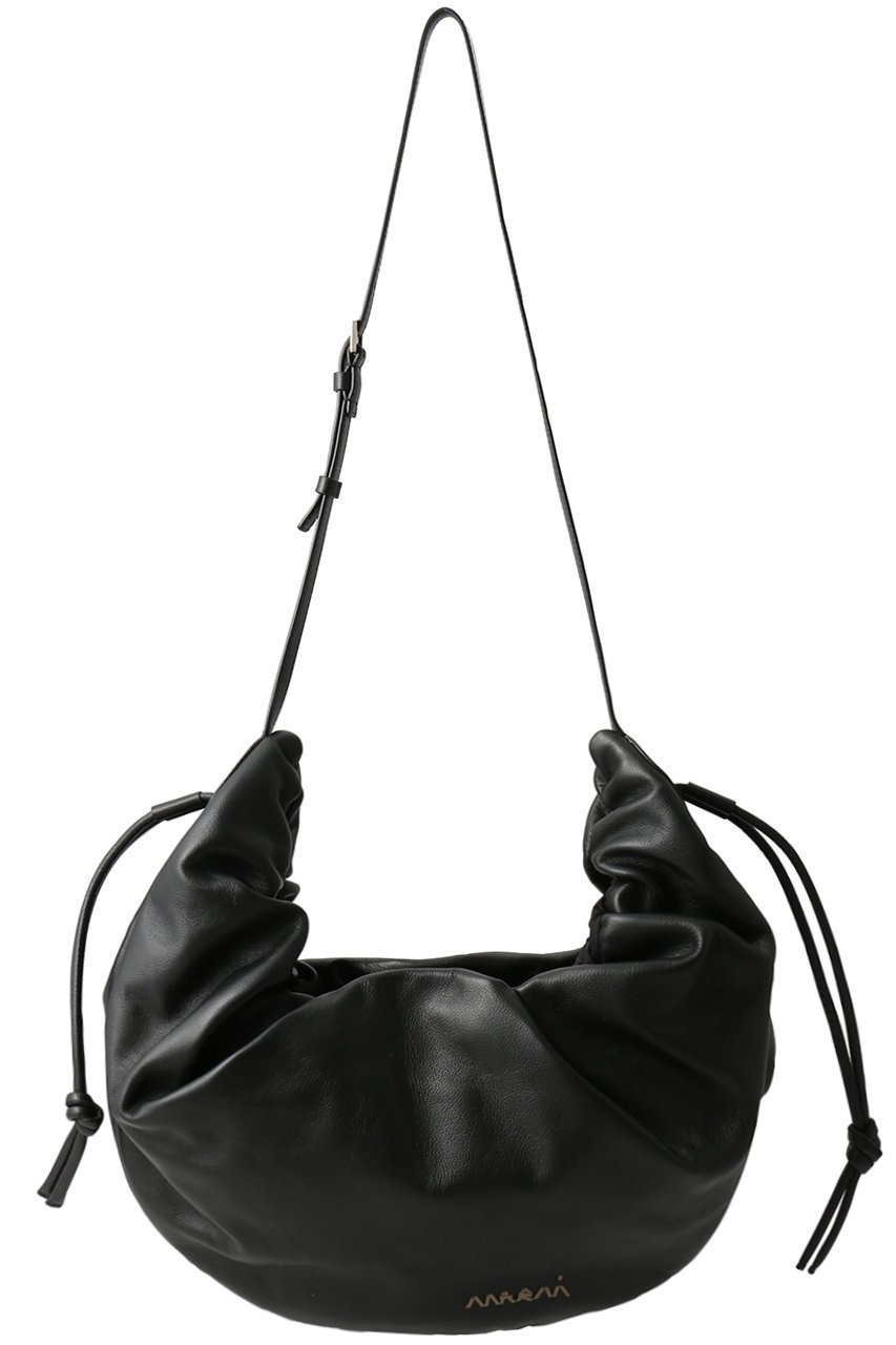 【マルニ/MARNI】のSCRUNCHIE ミディアムホーボーバッグ 人気、トレンドファッション・服の通販 founy(ファニー) 　ファッション　Fashion　レディースファッション　Fashion for Women　バッグ　Bags　ユニセックス　Unisex, Genderless　なめらか　Smooth, Silky Texture　ギャザー　Gathered, Ruffled　ショルダー　Shoulder, Shoulder Strap　ポシェット　Pochette, Mini Bag　ロング　Long, Long-Length　エレガント 上品　Elegant　 other-1|ID: prp329100004669678 ipo3291000000036108970