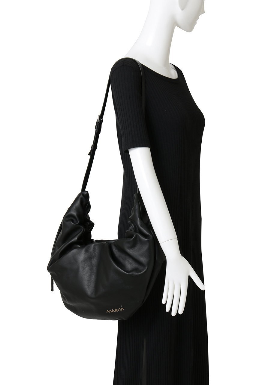 【マルニ/MARNI】のSCRUNCHIE ミディアムホーボーバッグ 人気、トレンドファッション・服の通販 founy(ファニー) 　ファッション　Fashion　レディースファッション　Fashion for Women　バッグ　Bags　ユニセックス　Unisex, Genderless　なめらか　Smooth, Silky Texture　ギャザー　Gathered, Ruffled　ショルダー　Shoulder, Shoulder Strap　ポシェット　Pochette, Mini Bag　ロング　Long, Long-Length　エレガント 上品　Elegant　other-2|ID: prp329100004669678 ipo3291000000036108972