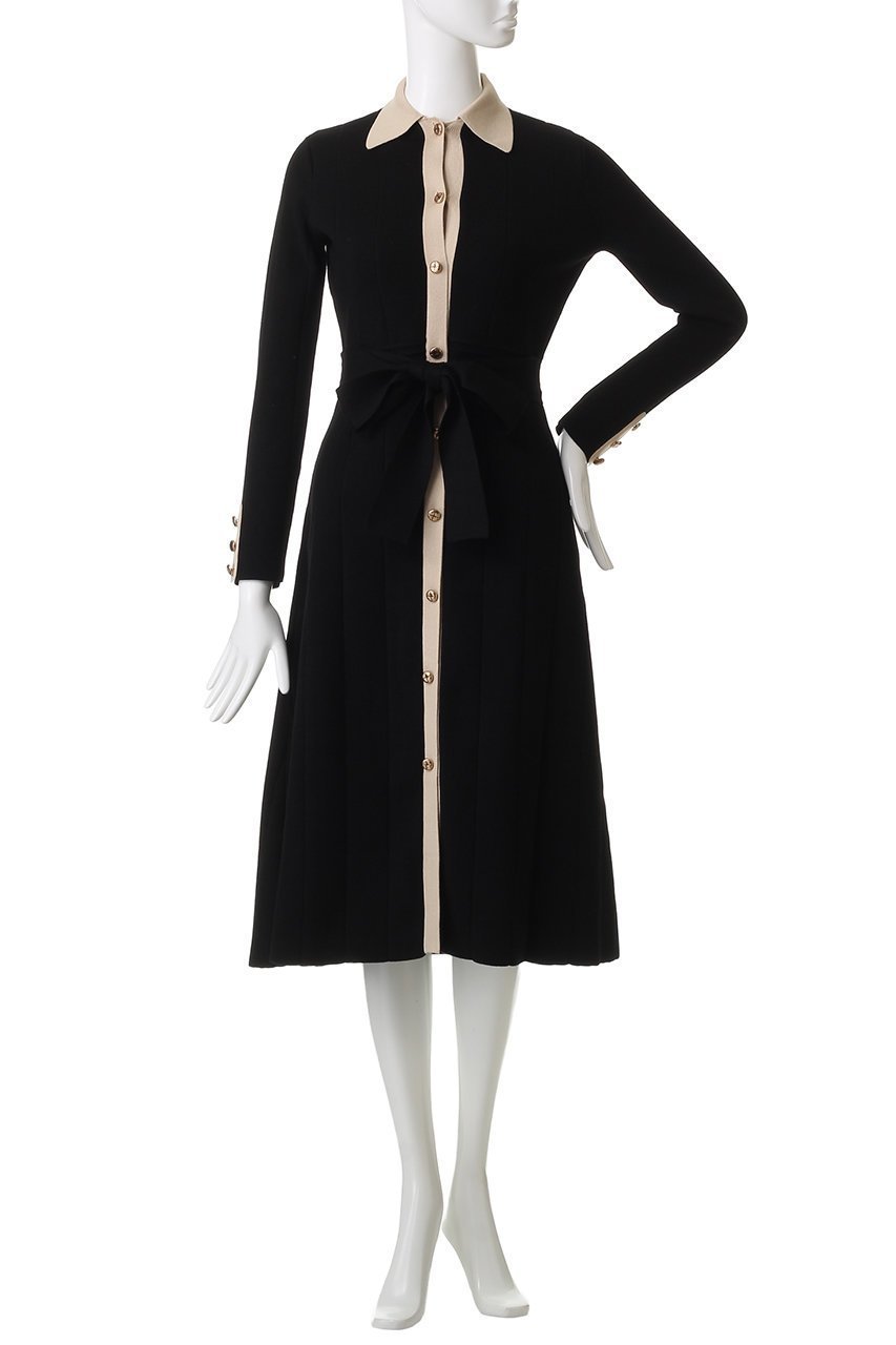 【コルコバード/CORCOVADO】のSNOWY総針編みバイカラードレス 人気、トレンドファッション・服の通販 founy(ファニー) 　ファッション　Fashion　レディースファッション　Fashion for Women　ワンピース　Dresses　フォーマル・パーティードレス・結婚式用ドレス　Elegant & Casual Dresses　チュニック　Tunic Tops & Dresses　カーディガン　Cardigan, Knitwear　チュニック　Tunic, Long Top　ロング　Long, Long-Length　人気　Popular, Best Seller　other-2|ID: prp329100004669680 ipo3291000000035493408