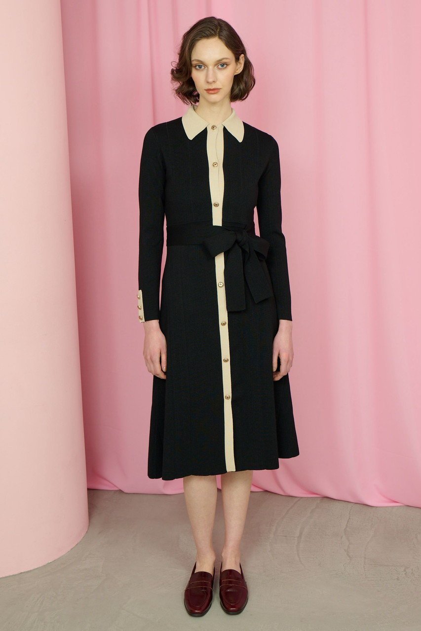 【コルコバード/CORCOVADO】のSNOWY総針編みバイカラードレス 人気、トレンドファッション・服の通販 founy(ファニー) 　ファッション　Fashion　レディースファッション　Fashion for Women　ワンピース　Dresses　フォーマル・パーティードレス・結婚式用ドレス　Elegant & Casual Dresses　チュニック　Tunic Tops & Dresses　カーディガン　Cardigan, Knitwear　チュニック　Tunic, Long Top　ロング　Long, Long-Length　人気　Popular, Best Seller　other-7|ID: prp329100004669680 ipo3291000000035493416