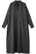 【ドメル/DOMELLE】のウール ボイル ドレス 人気、トレンドファッション・服の通販 founy(ファニー) ファッション Fashion レディースファッション Fashion for Women ワンピース Dresses フォーマル・パーティードレス・結婚式用ドレス Elegant & Casual Dresses チュニック Tunic Tops & Dresses アンダー Underwear Essentials エレガント 上品 Elegant スタンド Stand Collar, Upright Stand ストレート Straight, Straight Cut スリット Slit, Slit Detail チュニック Tunic, Long Top ドレス Dress, One-Piece フロント Front, Front Design リゾート Resort, Vacation Style リボン Ribbon, Bow ロング Long, Long-Length thumbnail グレー|ID: prp329100004669685 ipo3291000000036048290