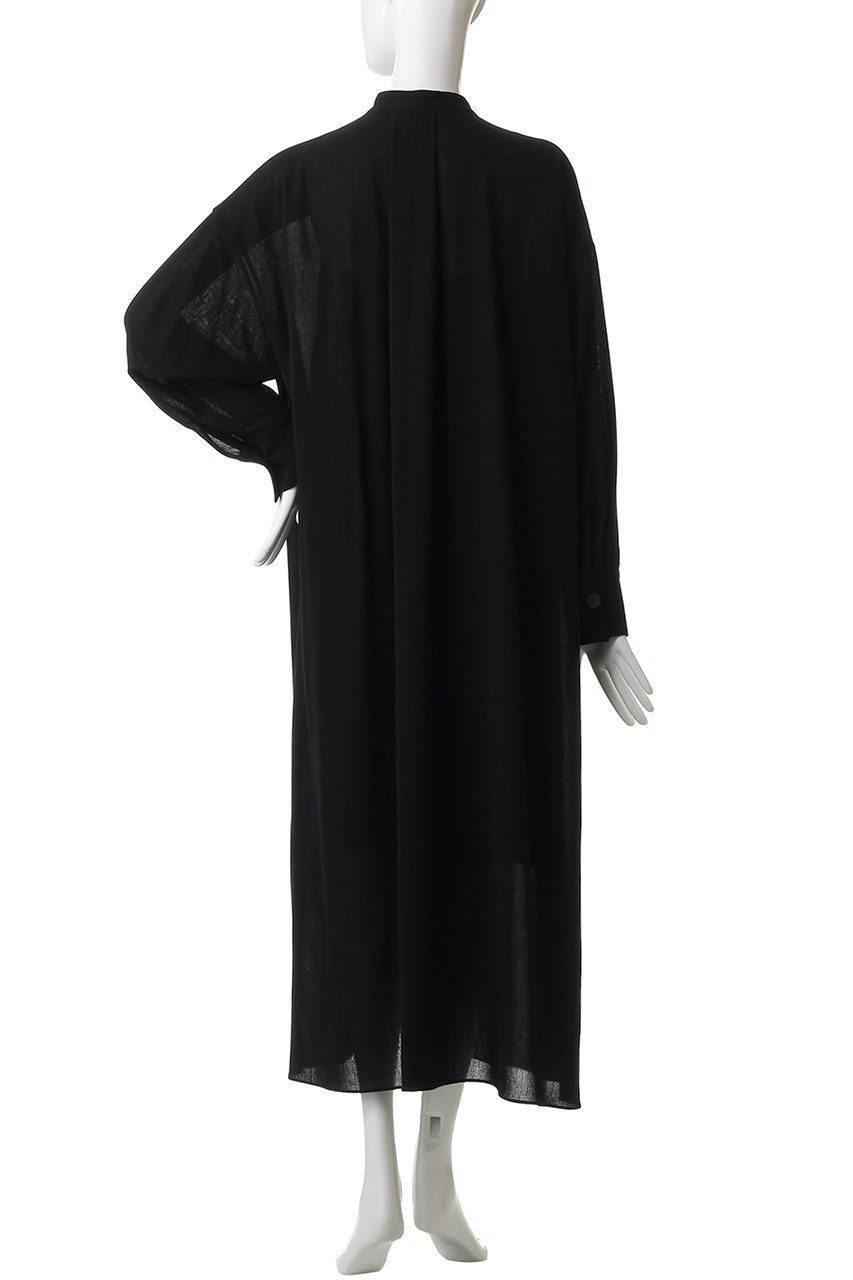 【ドメル/DOMELLE】のウール ボイル ドレス 人気、トレンドファッション・服の通販 founy(ファニー) 　ファッション　Fashion　レディースファッション　Fashion for Women　ワンピース　Dresses　フォーマル・パーティードレス・結婚式用ドレス　Elegant & Casual Dresses　チュニック　Tunic Tops & Dresses　アンダー　Underwear Essentials　エレガント 上品　Elegant　スタンド　Stand Collar, Upright Stand　ストレート　Straight, Straight Cut　スリット　Slit, Slit Detail　チュニック　Tunic, Long Top　ドレス　Dress, One-Piece　フロント　Front, Front Design　リゾート　Resort, Vacation Style　リボン　Ribbon, Bow　ロング　Long, Long-Length　other-4|ID: prp329100004669685 ipo3291000000036169375