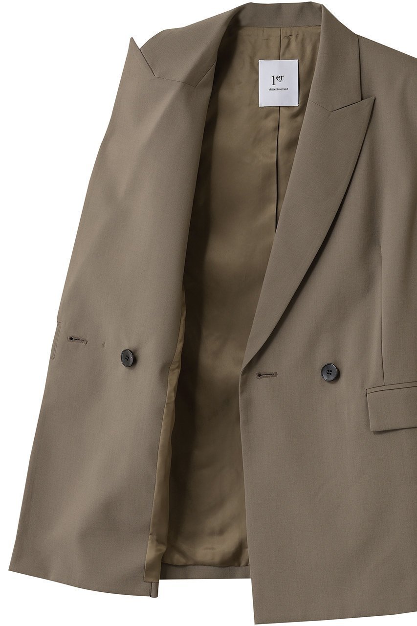 【プルミエ アロンディスモン/1er Arrondissement】のTWトロピカルテーラードジレ 人気、トレンドファッション・服の通販 founy(ファニー) 　ファッション　Fashion　レディースファッション　Fashion for Women　アウター　Coat / Outerwear Collection　レディースジャケット・軽アウター　Jackets　おすすめ　Recommended / Our Picks　ジャケット　Jacket, Outerwear　セットアップ　Set-Up, Coordinated Outfit　ベスト　Vest, Waistcoat　マニッシュ　Mannish, Boyish　別注　Limited Edition, Custom Order　新作・新入荷　New Arrivals / New In　秋　Autumn　other-6|ID: prp329100004669693 ipo3291000000033763043