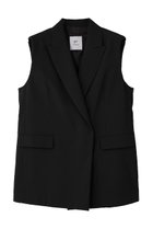 【プルミエ アロンディスモン/1er Arrondissement】のTWトロピカルテーラードジレ ブラック|ID:prp329100004669693