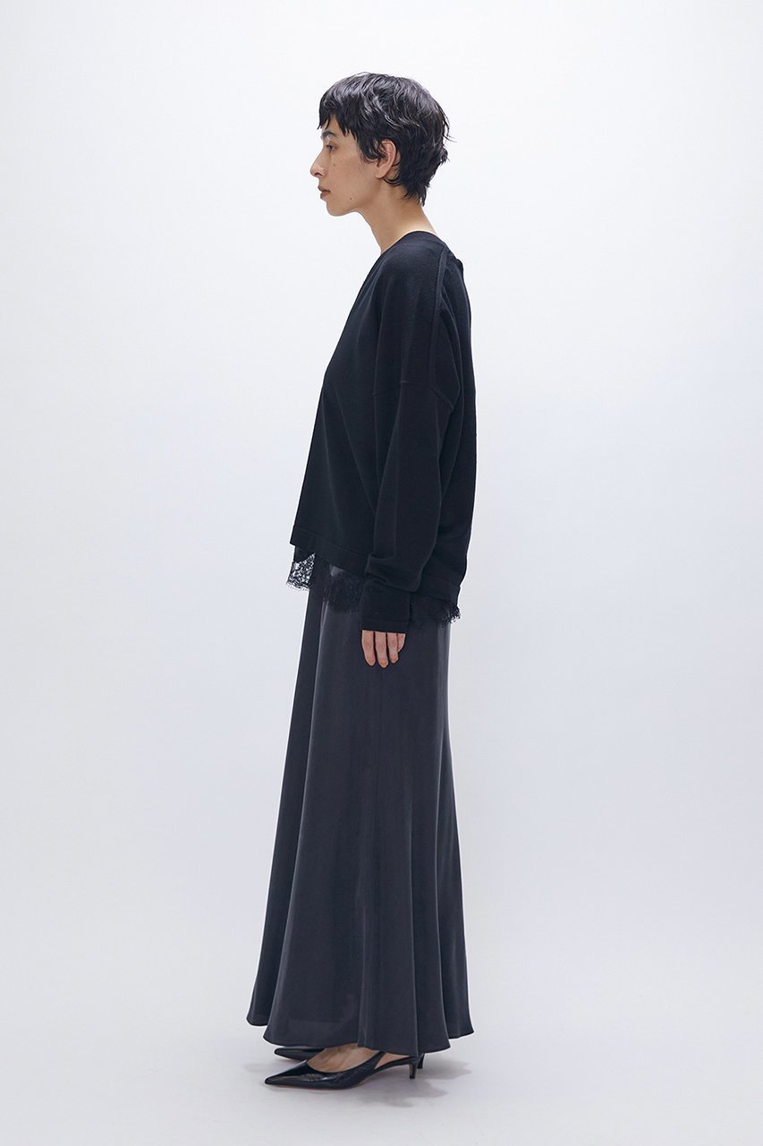 【プルミエ アロンディスモン/1er Arrondissement】のキュプラフィブリルマーメイドスカート 人気、トレンドファッション・服の通販 founy(ファニー) 　ファッション　Fashion　レディースファッション　Fashion for Women　スカート　Skirts　ロングスカート　Long Skirts / Maxi & Midi Skirts　おすすめ　Recommended / Our Picks　とろみ　Fluid, Flowy Fabric　キュプラ　Cupro, Eco Fabric　セットアップ　Set-Up, Coordinated Outfit　フレア　Flare, Flared　ロング　Long, Long-Length　エレガント 上品　Elegant　人気　Popular, Best Seller　other-8|ID: prp329100004669694 ipo3291000000035493489