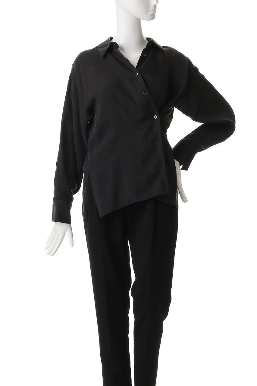 【プルミエ アロンディスモン/1er Arrondissement】のキュプラフィブリルシャツ 人気、トレンドファッション・服の通販 founy(ファニー) 　ファッション　Fashion　レディースファッション　Fashion for Women　トップス・カットソー　Cut & Sew Tops　シャツ・ブラウス・オフィスカジュアル　Elegant Blouses & Button-Ups　おすすめ　Recommended / Our Picks　とろみ　Fluid, Flowy Fabric　カシュクール　Wrap Design　キュプラ　Cupro, Eco Fabric　シンプル　Simple, Minimal　スリーブ　Sleeve, Long Sleeve / Short Sleeve　セットアップ　Set-Up, Coordinated Outfit　ロング　Long, Long-Length　人気　Popular, Best Seller　新作・新入荷　New Arrivals / New In　other-6|ID: prp329100004669696 ipo3291000000033763068