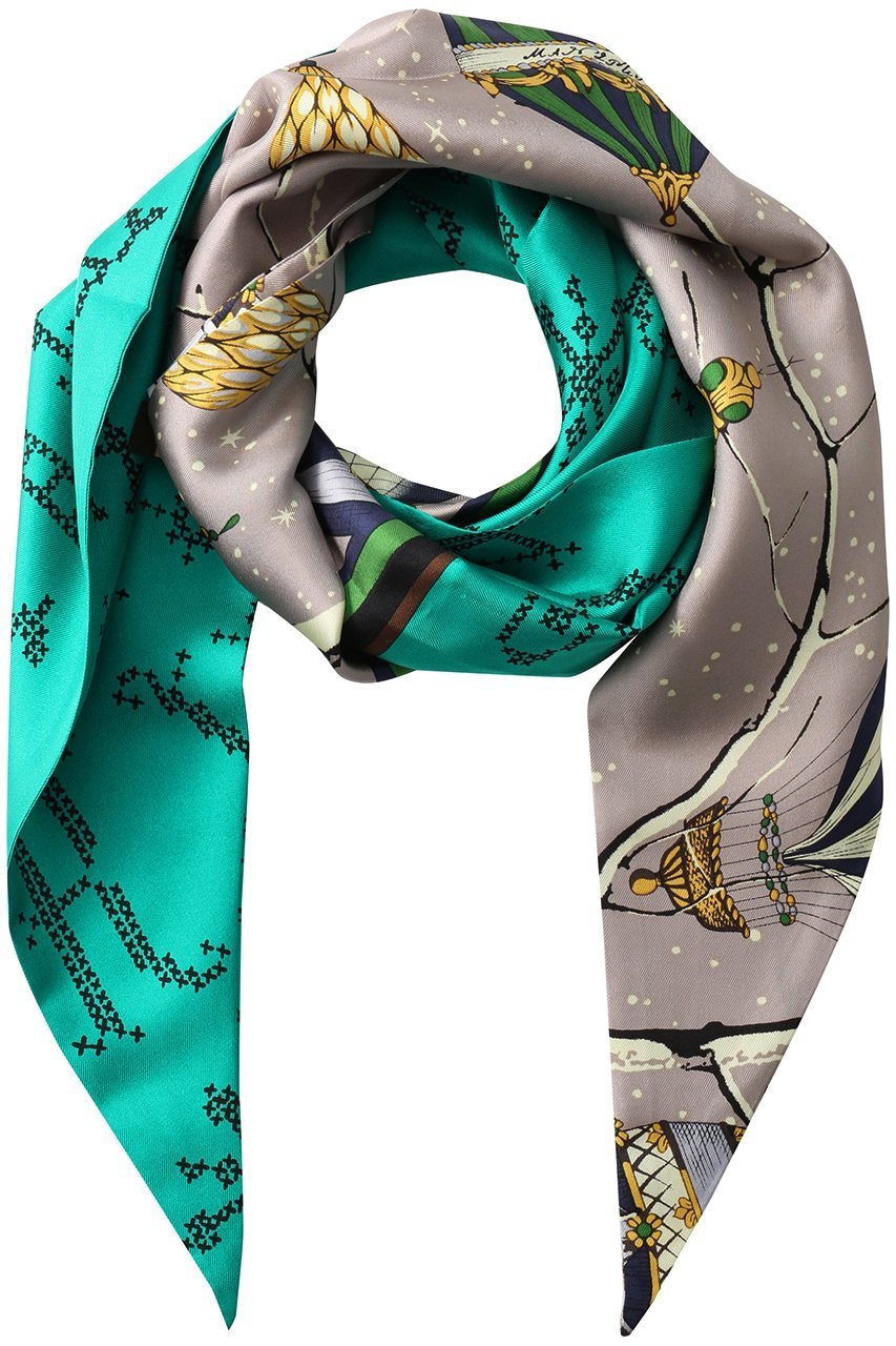 【エリオポール/heliopole】の【manipuri】DIAMOND スカーフ インテリア・キッズ・メンズ・レディースファッション・服の通販 founy(ファニー) 　ファッション　Fashion　レディースファッション　Fashion for Women　ストール　Soft & Warm Scarves　マフラー・スヌード / 冬小物の定番　Scarves & Mufflers　なめらか　Smooth, Silky Texture　シルク　Silk, 100% Silk　スカーフ　Scarf, Neckwear　ストール　Stole, Wrap　プリント　Print, Printed Pattern　マフラー　Scarf, Muffler　ラグジュアリー　Luxury, Elegant　新作・新入荷　New Arrivals / New In　グリーン|ID: prp329100004669697 ipo3291000000033763075