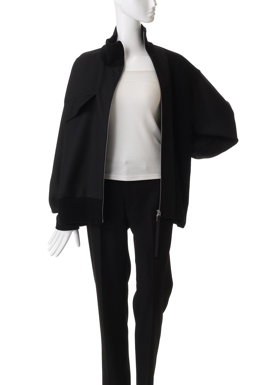 【ピアッカセッテ/ph7+】のリブスタンドカラージャケット 人気、トレンドファッション・服の通販 founy(ファニー) 　ファッション　Fashion　レディースファッション　Fashion for Women　アウター　Coat / Outerwear Collection　レディースジャケット・軽アウター　Jackets　おすすめ　Recommended / Our Picks　ジャケット　Jacket, Outerwear　スタンド　Stand Collar, Upright Stand　スラックス　Slacks, Dress Pants　デニム　Denim, Jeans Material　ドッキング　Docking, Mixed Material　フラップ　Flap, Flap Pocket　ポケット　Pocket, Pocket Detail　新作・新入荷　New Arrivals / New In　other-7|ID: prp329100004669702 ipo3291000000033763123
