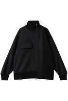 【ピアッカセッテ/ph7+】のリブスタンドカラージャケット ブラック|ID:prp329100004669702