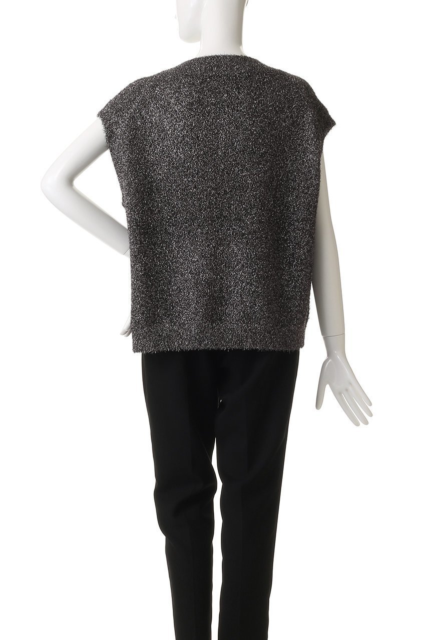 【プルミエ アロンディスモン/1er Arrondissement】のラメモールニットジレ 人気、トレンドファッション・服の通販 founy(ファニー) 　ファッション　Fashion　レディースファッション　Fashion for Women　アウター　Coat / Outerwear Collection　レディースジャケット・軽アウター　Jackets　ショルダー　Shoulder, Shoulder Strap　ジャケット　Jacket, Outerwear　ハイネック　High Neck, Mock Neck　ベスト　Vest, Waistcoat　エレガント 上品　Elegant　other-4|ID: prp329100004669706 ipo3291000000035863958