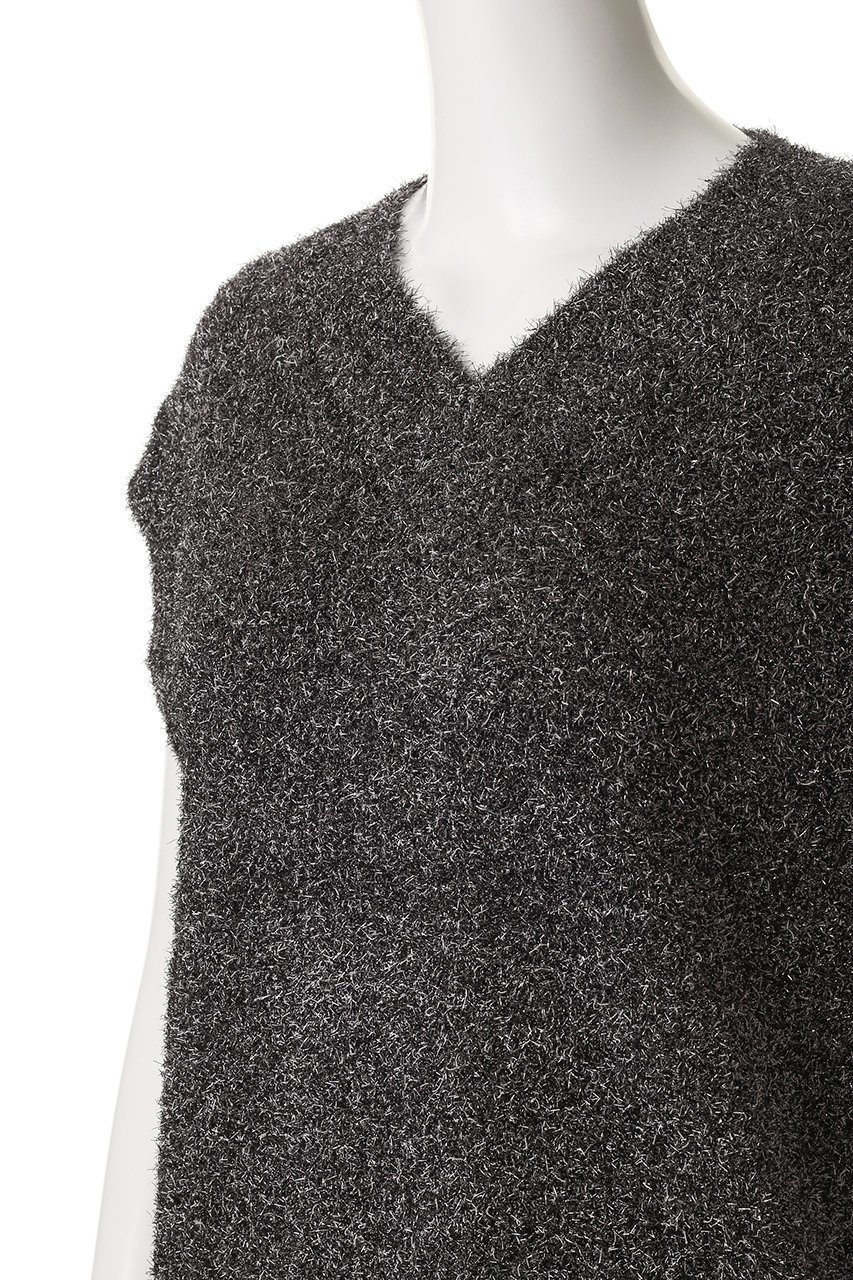 【プルミエ アロンディスモン/1er Arrondissement】のラメモールニットジレ 人気、トレンドファッション・服の通販 founy(ファニー) 　ファッション　Fashion　レディースファッション　Fashion for Women　アウター　Coat / Outerwear Collection　レディースジャケット・軽アウター　Jackets　ショルダー　Shoulder, Shoulder Strap　ジャケット　Jacket, Outerwear　ハイネック　High Neck, Mock Neck　ベスト　Vest, Waistcoat　エレガント 上品　Elegant　other-5|ID: prp329100004669706 ipo3291000000035863959