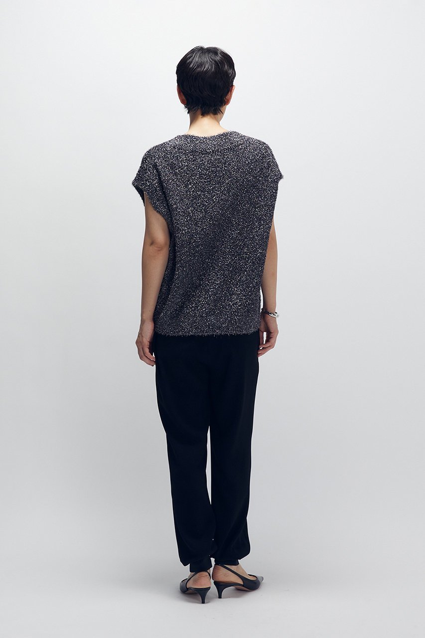 【プルミエ アロンディスモン/1er Arrondissement】のラメモールニットジレ 人気、トレンドファッション・服の通販 founy(ファニー) 　ファッション　Fashion　レディースファッション　Fashion for Women　アウター　Coat / Outerwear Collection　レディースジャケット・軽アウター　Jackets　ショルダー　Shoulder, Shoulder Strap　ジャケット　Jacket, Outerwear　ハイネック　High Neck, Mock Neck　ベスト　Vest, Waistcoat　エレガント 上品　Elegant　other-8|ID: prp329100004669706 ipo3291000000035863962