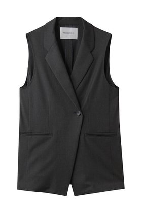 【ミディウミソリッド/MIDIUMISOLID】 waist shape tailored gillet ジレ人気、トレンドファッション・服の通販 founy(ファニー) ファッション Fashion レディースファッション Fashion for Women アウター Coat / Outerwear Collection レディースジャケット・軽アウター Jackets ウォッシャブル Machine Washable エレガント 上品 Elegant ジャケット Jacket, Outerwear ストレッチ Stretch, Stretchy Fabric ツイル Twist, Twisted Detail ドレープ Drape, Draping Fabric ベスト Vest, Waistcoat 新作・新入荷 New Arrivals / New In |ID:prp329100004669709