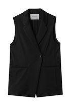 【ミディウミソリッド/MIDIUMISOLID】のwaist shape tailored gillet ジレ 人気、トレンドファッション・服の通販 founy(ファニー) ファッション Fashion レディースファッション Fashion for Women アウター Coat / Outerwear Collection レディースジャケット・軽アウター Jackets ウォッシャブル Machine Washable エレガント 上品 Elegant ジャケット Jacket, Outerwear ストレッチ Stretch, Stretchy Fabric ツイル Twist, Twisted Detail ドレープ Drape, Draping Fabric ベスト Vest, Waistcoat 新作・新入荷 New Arrivals / New In thumbnail black|ID: prp329100004669709 ipo3291000000033763160