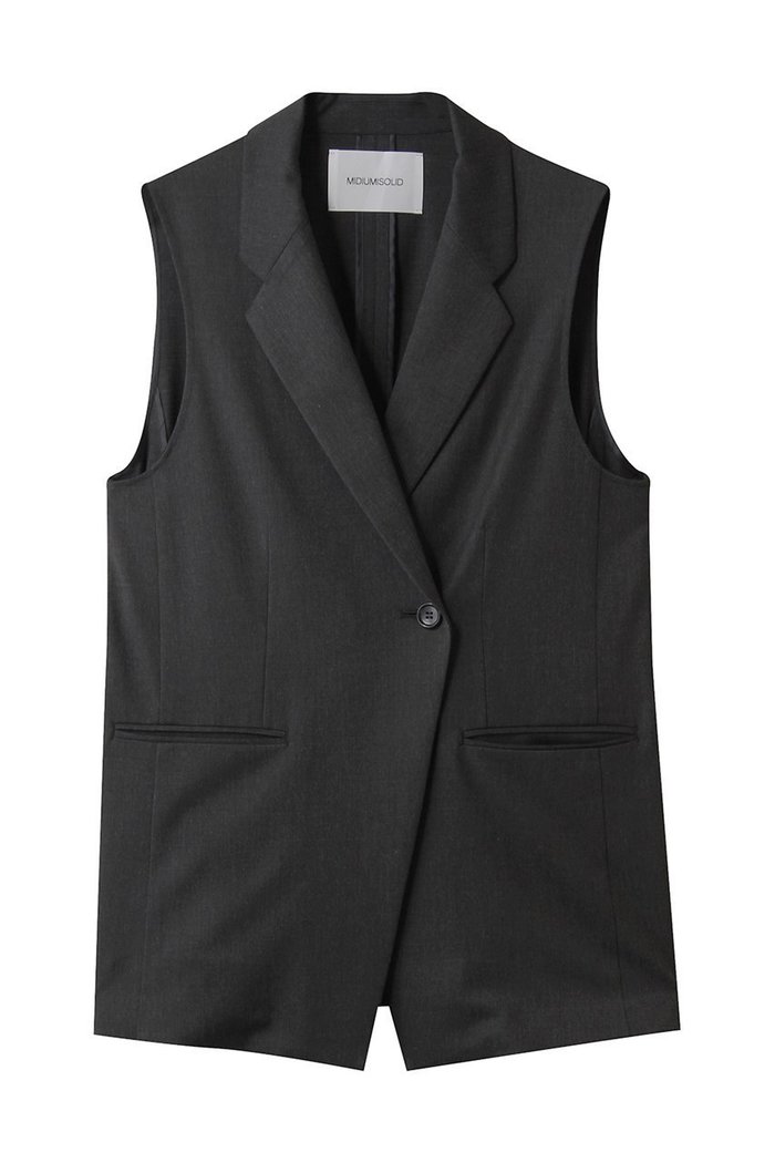 【ミディウミソリッド/MIDIUMISOLID】のウエストシェイプテーラードジレ インテリア・キッズ・メンズ・レディースファッション・服の通販 founy(ファニー) https://founy.com/ ファッション Fashion レディースファッション Fashion for Women アウター Coat / Outerwear Collection レディースジャケット・軽アウター Jackets ウォッシャブル Machine Washable エレガント 上品 Elegant ジャケット Jacket, Outerwear ストレッチ Stretch, Stretchy Fabric ツイル Twist, Twisted Detail ドレープ Drape, Draping Fabric ベスト Vest, Waistcoat |ID: prp329100004669709 ipo3291000000035863963