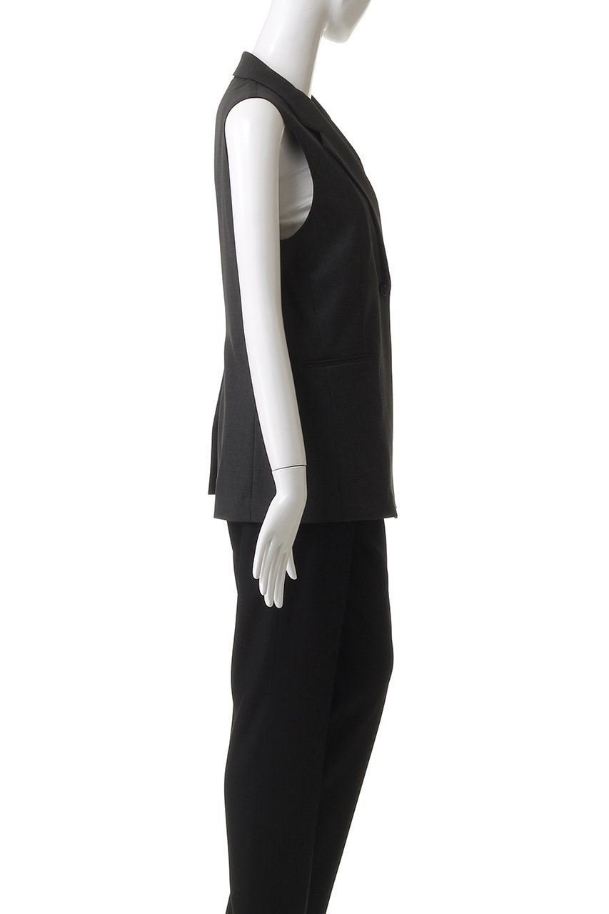 【ミディウミソリッド/MIDIUMISOLID】のウエストシェイプテーラードジレ 人気、トレンドファッション・服の通販 founy(ファニー) 　ファッション　Fashion　レディースファッション　Fashion for Women　アウター　Coat / Outerwear Collection　レディースジャケット・軽アウター　Jackets　ウォッシャブル　Machine Washable　エレガント 上品　Elegant　ジャケット　Jacket, Outerwear　ストレッチ　Stretch, Stretchy Fabric　ツイル　Twist, Twisted Detail　ドレープ　Drape, Draping Fabric　ベスト　Vest, Waistcoat　other-3|ID: prp329100004669709 ipo3291000000036109011