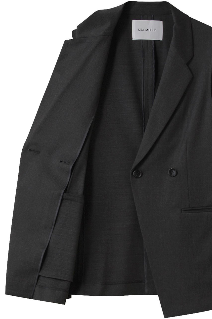 【ミディウミソリッド/MIDIUMISOLID】のウエストシェイプテーラードジレ 人気、トレンドファッション・服の通販 founy(ファニー) 　ファッション　Fashion　レディースファッション　Fashion for Women　アウター　Coat / Outerwear Collection　レディースジャケット・軽アウター　Jackets　ウォッシャブル　Machine Washable　エレガント 上品　Elegant　ジャケット　Jacket, Outerwear　ストレッチ　Stretch, Stretchy Fabric　ツイル　Twist, Twisted Detail　ドレープ　Drape, Draping Fabric　ベスト　Vest, Waistcoat　other-6|ID: prp329100004669709 ipo3291000000036109014