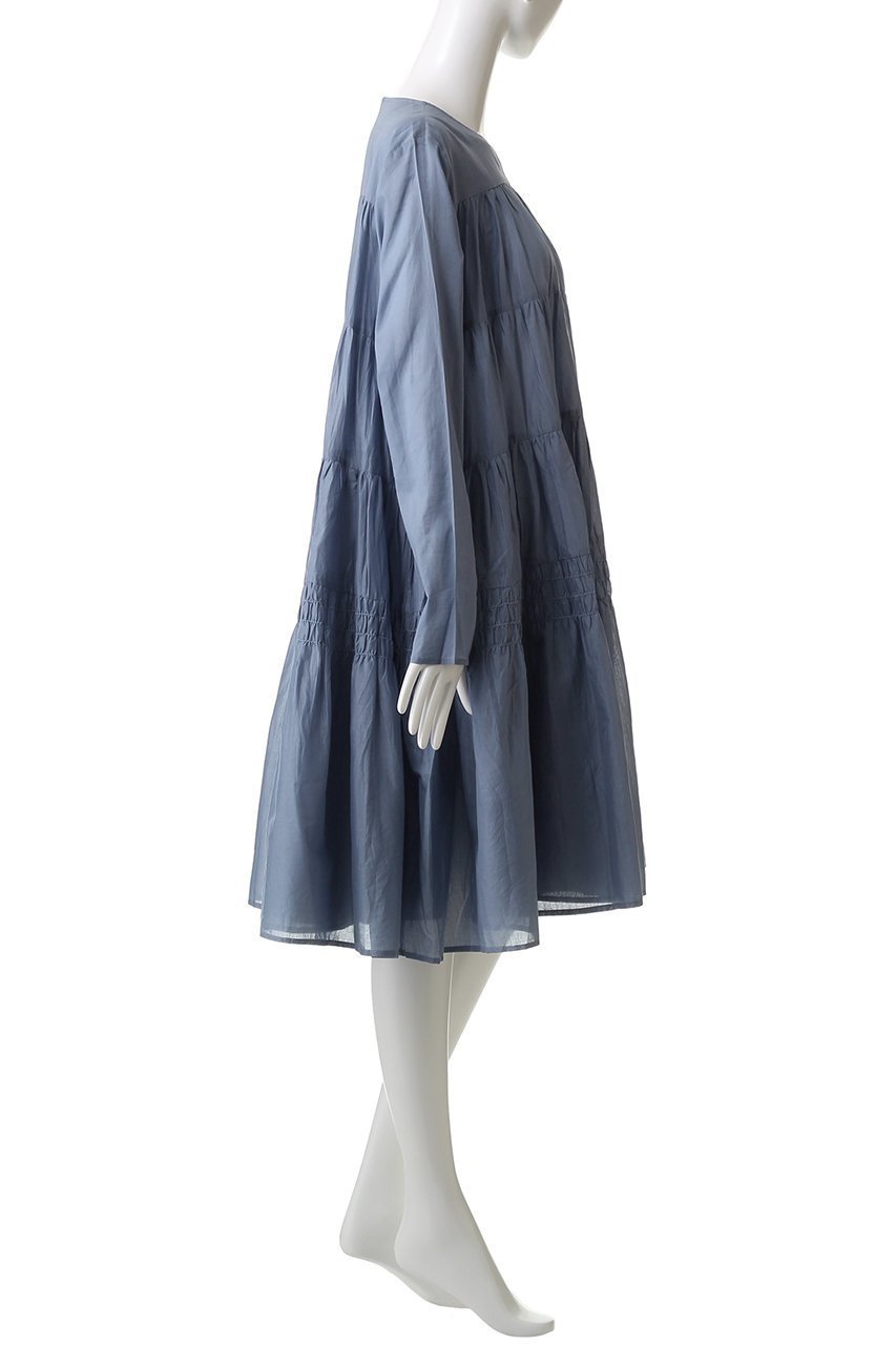 【マーレット/MERLETTE】のSOLIMAN MIDI ティアードミディドレス 人気、トレンドファッション・服の通販 founy(ファニー) 　ファッション　Fashion　レディースファッション　Fashion for Women　ワンピース　Dresses　フォーマル・パーティードレス・結婚式用ドレス　Elegant & Casual Dresses　チュニック　Tunic Tops & Dresses　サンダル　Sandals, Summer Shoes　スモッキング　Smocking, Gathered Stitching　チュニック　Tunic, Long Top　ティアード　Tiered, Tiered Style　ドレス　Dress, One-Piece　人気　Popular, Best Seller　新作・新入荷　New Arrivals / New In　other-3|ID: prp329100004669712 ipo3291000000033763208