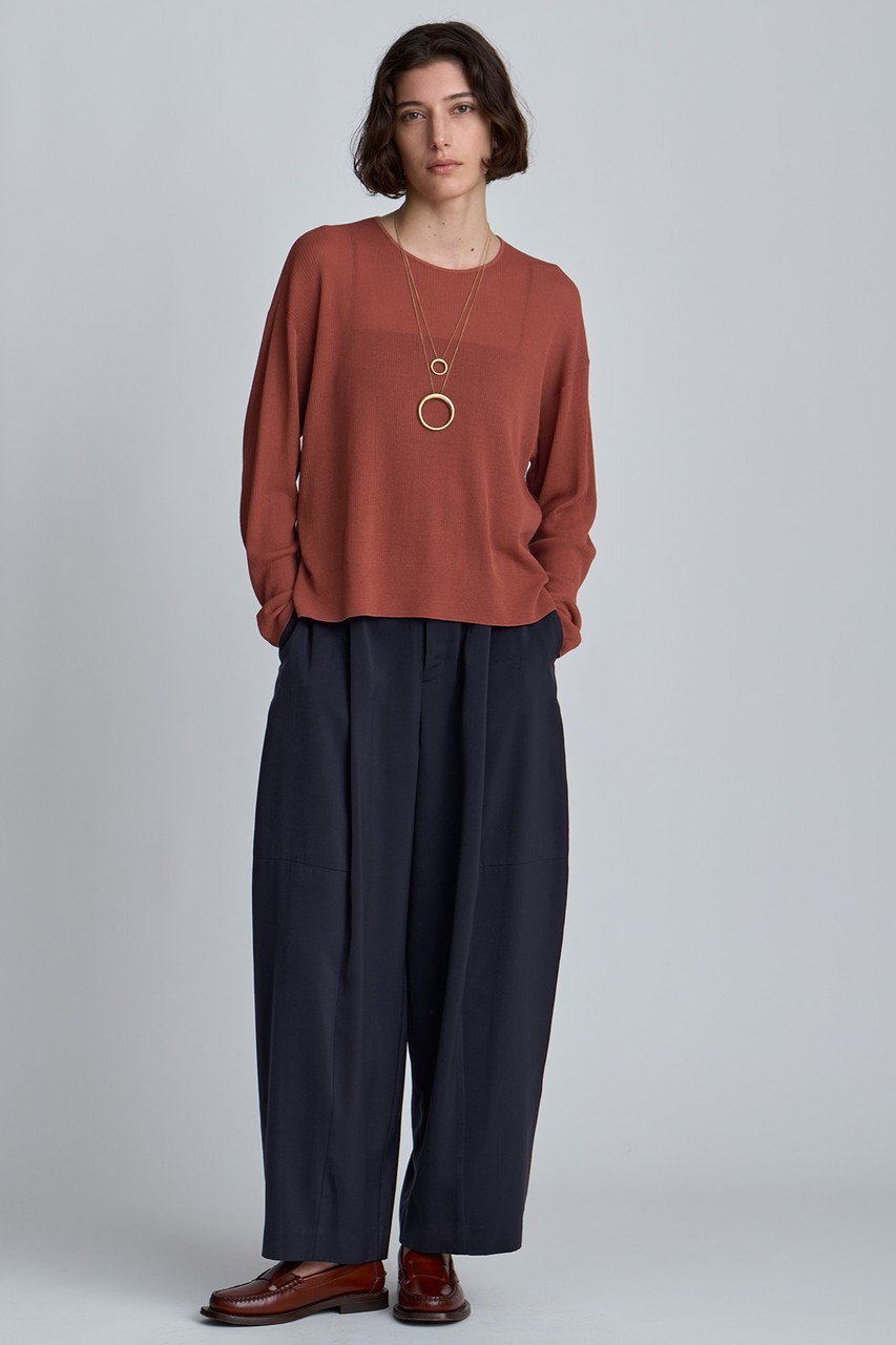 【ハウス オブ ロータス/HOUSE OF LOTUS】のコットンナイロンプルオーバー 人気、トレンドファッション・服の通販 founy(ファニー) 　ファッション　Fashion　レディースファッション　Fashion for Women　トップス・カットソー　Cut & Sew Tops　ニット　Knit Tops & Sweaters　カジュアルプルオーバー・ニットトップス　Pullovers & Knit Tops / Casual Pullovers　吸水　Absorbent, Quick-Dry　新作・新入荷　New Arrivals / New In　other-6|ID: prp329100004669716 ipo3291000000033763247