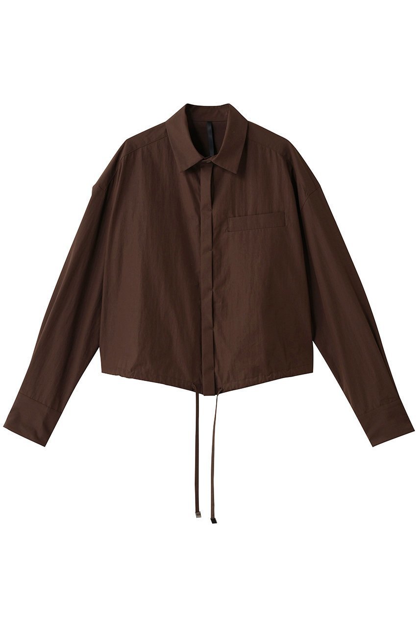 【ピアッカセッテ/ph7+】のウエストドローストリングシャツ 人気、トレンドファッション・服の通販 founy(ファニー) 　ファッション　Fashion　レディースファッション　Fashion for Women　トップス・カットソー　Cut & Sew Tops　シャツ・ブラウス・オフィスカジュアル　Elegant Blouses & Button-Ups　ギャザー　Gathered, Ruffled　クラシカル　Classical, Vintage-Inspired　シンプル　Simple, Minimal　スリーブ　Sleeve, Long Sleeve / Short Sleeve　デニム　Denim, Jeans Material　ドローストリング　Drawstring, Pull Cord　ロング　Long, Long-Length　 other-1|ID: prp329100004669718 ipo3291000000035868962