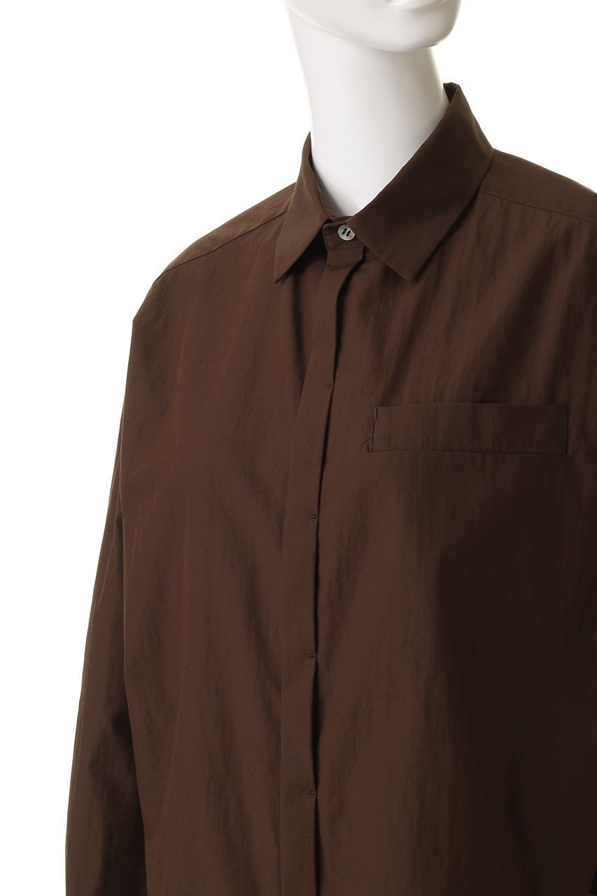 【ピアッカセッテ/ph7+】のウエストドローストリングシャツ 人気、トレンドファッション・服の通販 founy(ファニー) 　ファッション　Fashion　レディースファッション　Fashion for Women　トップス・カットソー　Cut & Sew Tops　シャツ・ブラウス・オフィスカジュアル　Elegant Blouses & Button-Ups　ギャザー　Gathered, Ruffled　クラシカル　Classical, Vintage-Inspired　シンプル　Simple, Minimal　スリーブ　Sleeve, Long Sleeve / Short Sleeve　デニム　Denim, Jeans Material　ドローストリング　Drawstring, Pull Cord　ロング　Long, Long-Length　other-5|ID: prp329100004669718 ipo3291000000035868975