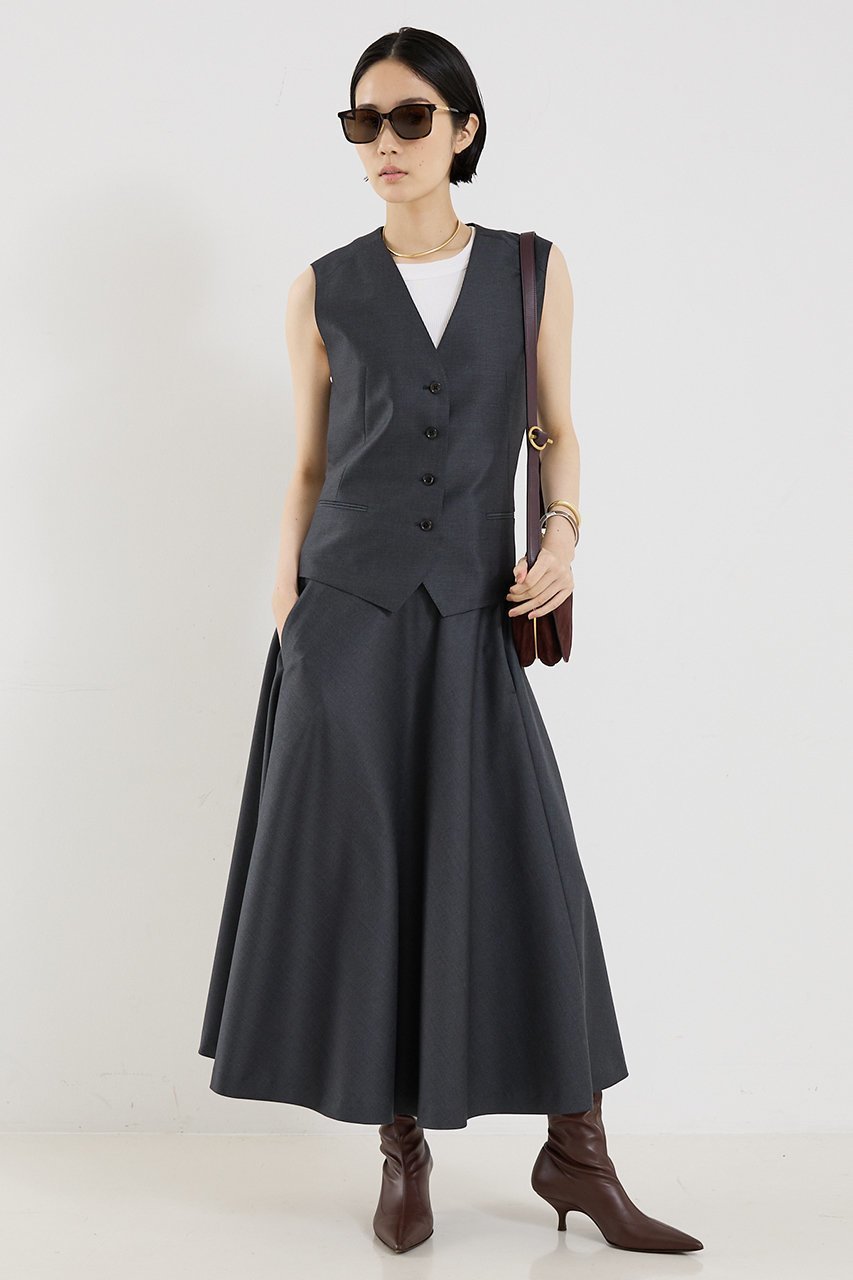 【ザ ストア バイ シー/THE STORE by C】の【COCUCA】フレアスカート 人気、トレンドファッション・服の通販 founy(ファニー) 　ファッション　Fashion　レディースファッション　Fashion for Women　スカート　Skirts　Aライン・フレアスカート　A-Line & Flared Skirts　ロングスカート　Long Skirts / Maxi & Midi Skirts　2025年　2025　2025-2026秋冬・A/W　Autumn/Winter 2025–26 AW25–26　おすすめ　Recommended / Our Picks　エレガント 上品　Elegant　ジャケット　Jacket, Outerwear　スニーカー　Sneakers, Trainers　ドレープ　Drape, Draping Fabric　バイアス　Bias, Diagonal Cut　バランス　Balance, Style Balance　パターン　Pattern, Design Print　フレア　Flare, Flared　ベスト　Vest, Waistcoat　マキシ　Maxi, Full Length　ロング　Long, Long-Length　別注　Limited Edition, Custom Order　A/W・秋冬　Autumn/Winter　other-3|ID: prp329100004669720 ipo3291000000033763273