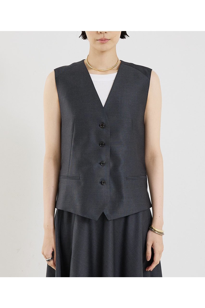 【ザ ストア バイ シー/THE STORE by C】の【COCUCA】ノースリーブベスト 人気、トレンドファッション・服の通販 founy(ファニー) 　ファッション　Fashion　レディースファッション　Fashion for Women　アウター　Coat / Outerwear Collection　レディースジャケット・軽アウター　Jackets　2025年　2025　2025-2026秋冬・A/W　Autumn/Winter 2025–26 AW25–26　おすすめ　Recommended / Our Picks　インナー　Innerwear　ジャケット　Jacket, Outerwear　ドレープ　Drape, Draping Fabric　ノースリーブ　Sleeveless, No-Sleeve　バランス　Balance, Style Balance　ベスト　Vest, Waistcoat　ベーシック　Basic, Essential　別注　Limited Edition, Custom Order　A/W・秋冬　Autumn/Winter　other-5|ID: prp329100004669722 ipo3291000000033763290