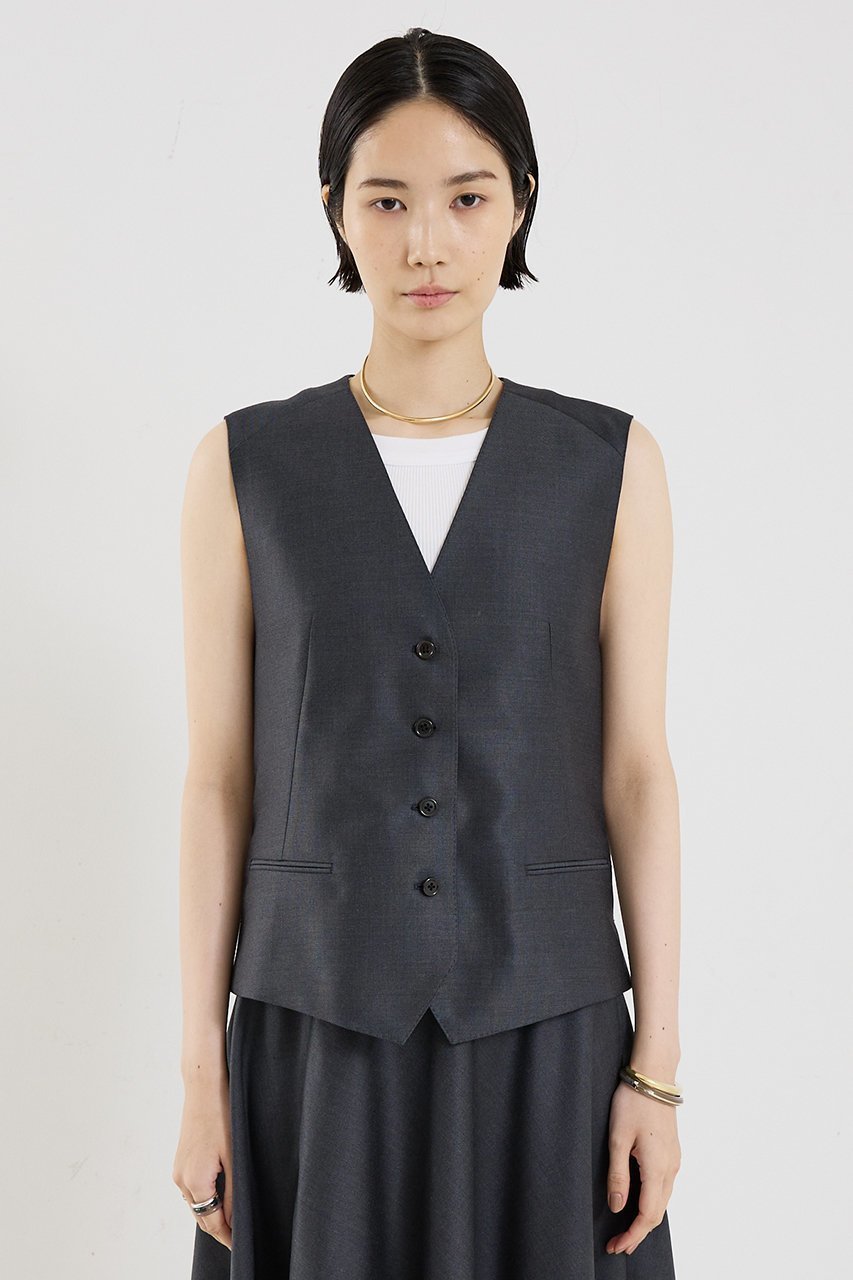 【ザ ストア バイ シー/THE STORE by C】の【COCUCA】ノースリーブベスト 人気、トレンドファッション・服の通販 founy(ファニー) 　ファッション　Fashion　レディースファッション　Fashion for Women　アウター　Coat / Outerwear Collection　レディースジャケット・軽アウター　Jackets　おすすめ　Recommended / Our Picks　インナー　Innerwear　ジャケット　Jacket, Outerwear　ドレープ　Drape, Draping Fabric　ノースリーブ　Sleeveless, No-Sleeve　バランス　Balance, Style Balance　ベスト　Vest, Waistcoat　ベーシック　Basic, Essential　再入荷　Restock / Back in Stock　別注　Limited Edition, Custom Order　other-5|ID: prp329100004669722 ipo3291000000036885522